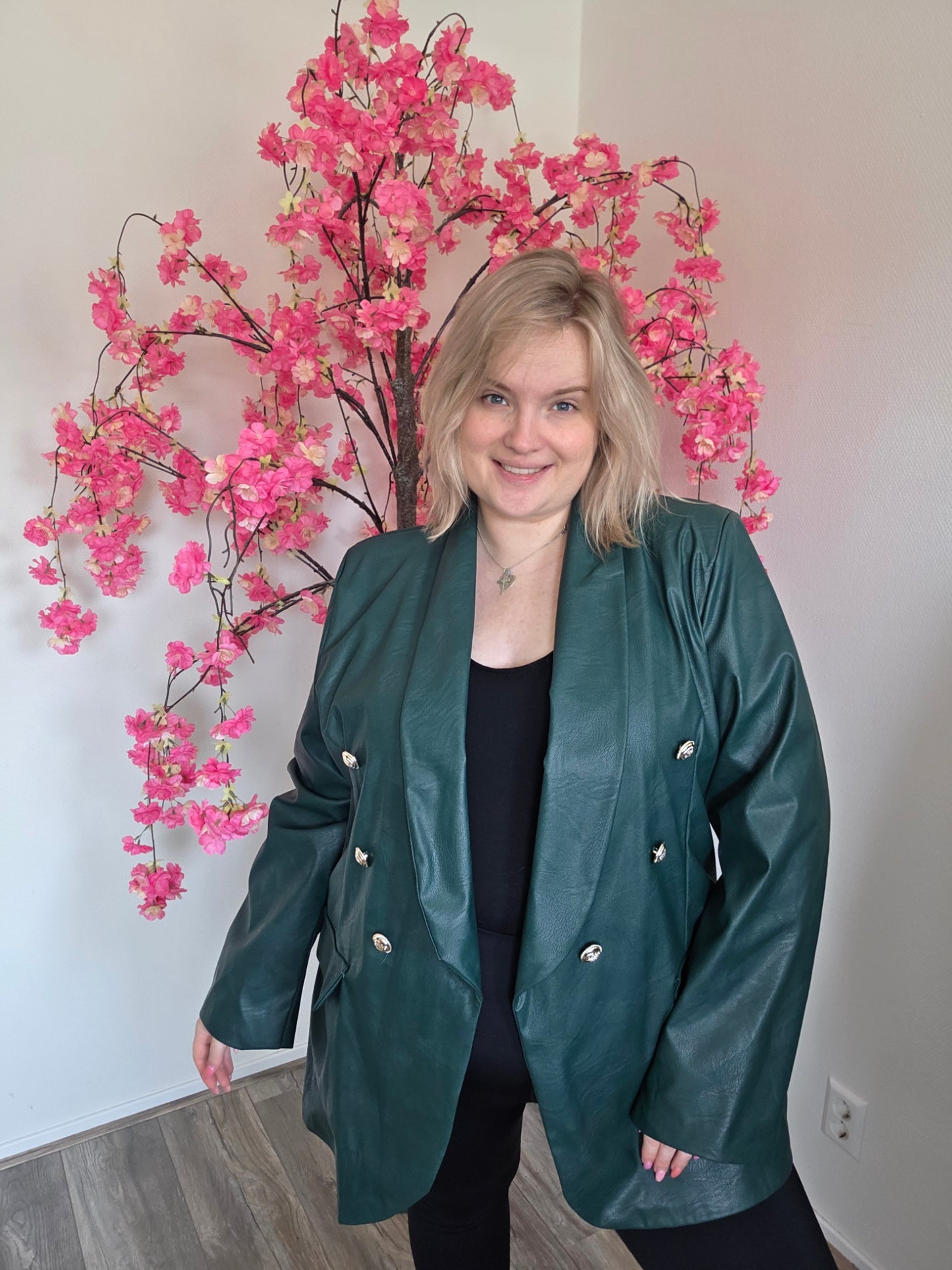 PU Leren Blazer (in 2 Kleuren)