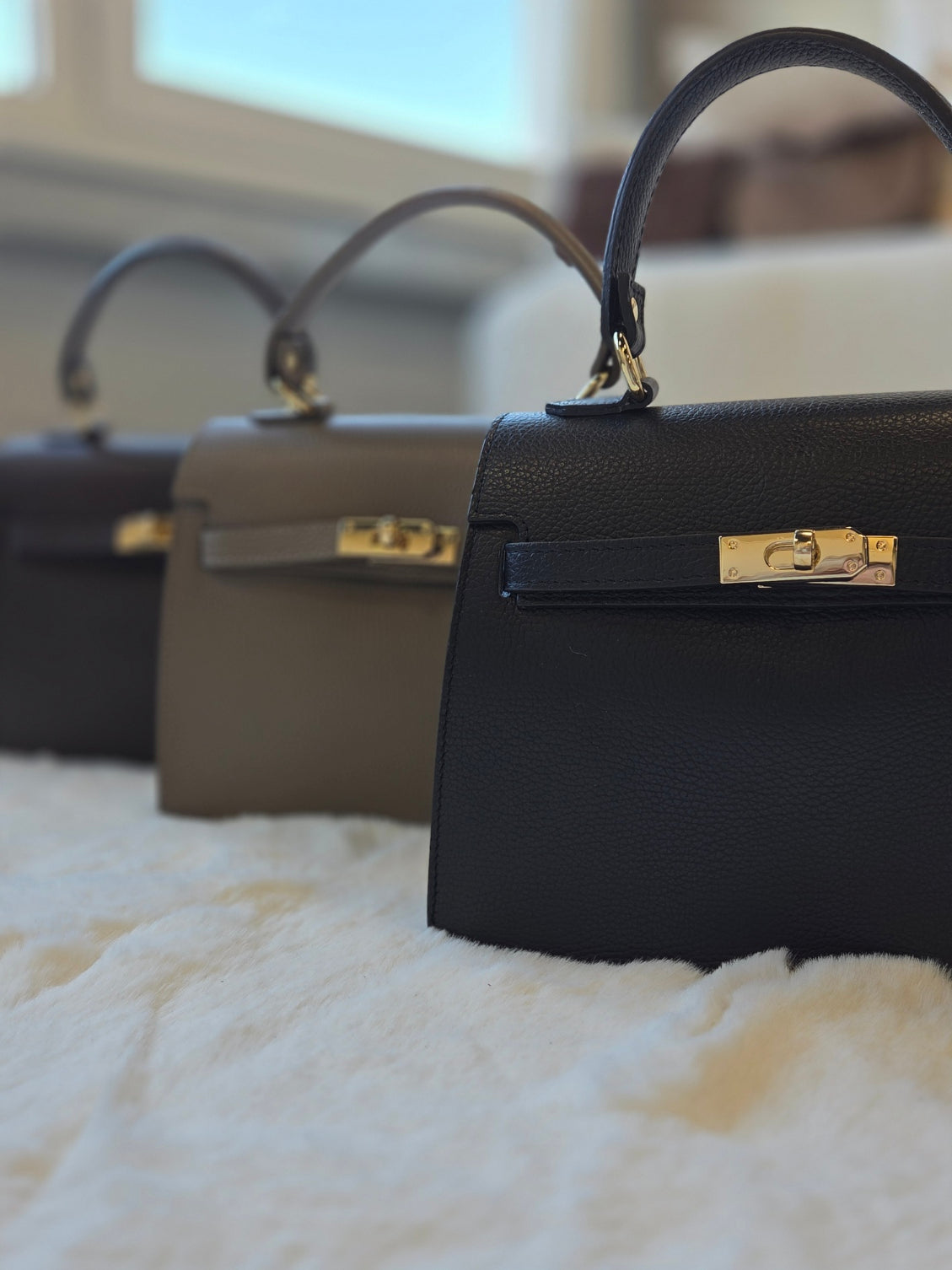 Helen Leather Bag Black