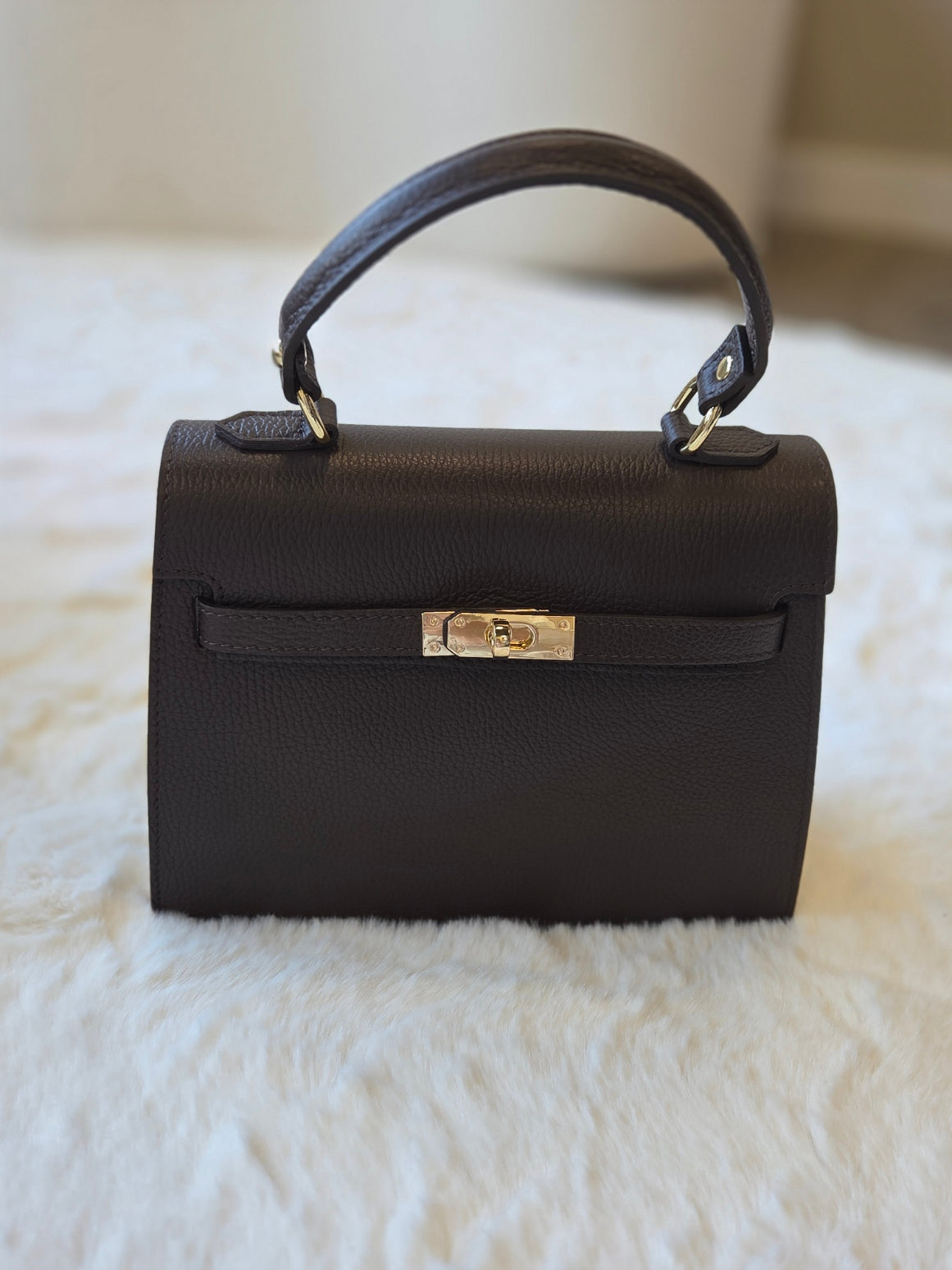 Helene Leather Bag Choco