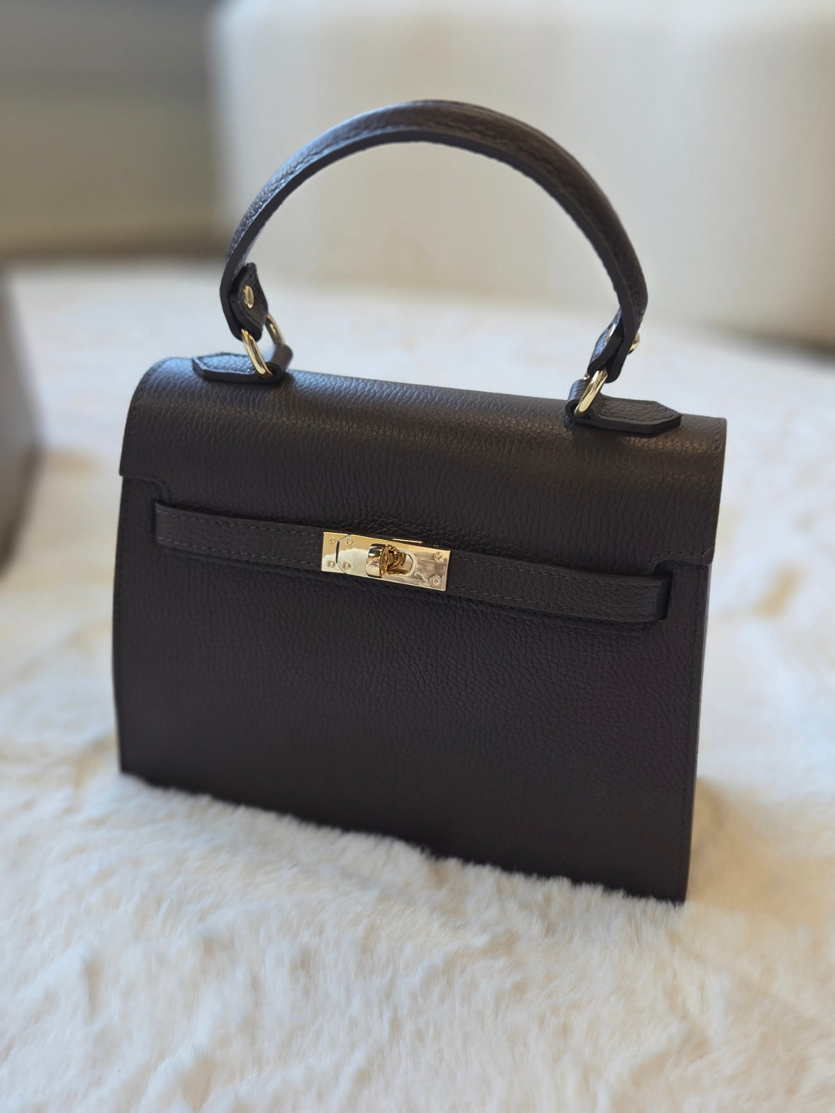 Helene Leather Bag Choco