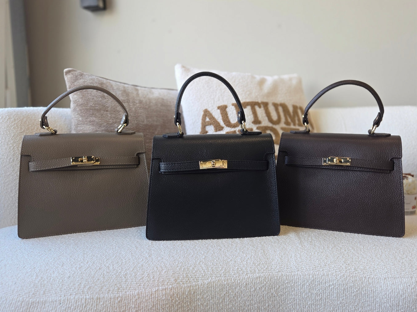 Helene Leather Bag Choco