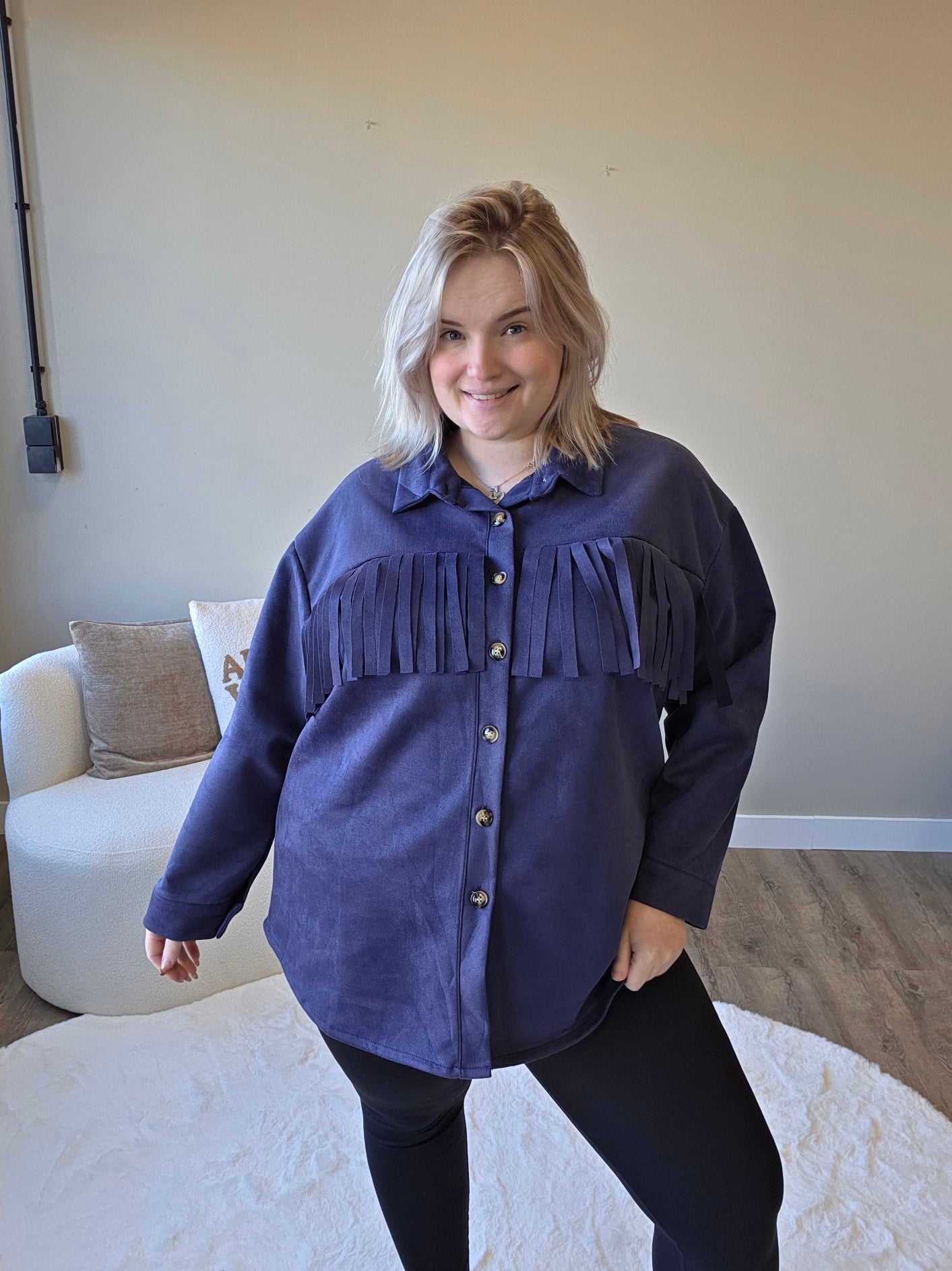 Suede Franje Blouse (In 4 kleuren)