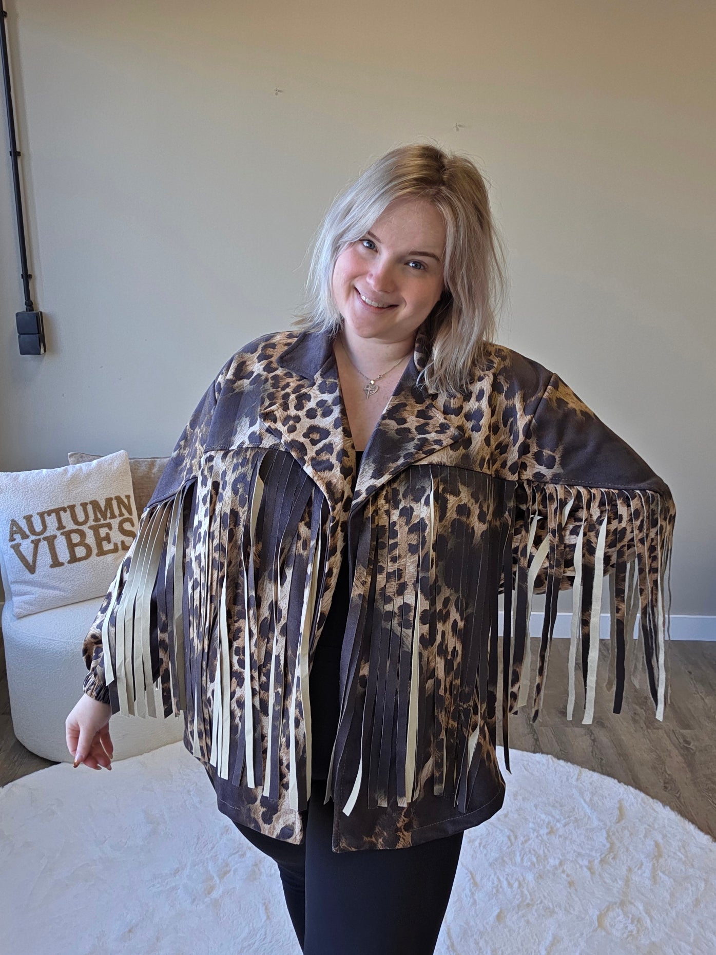 Suede Panter Jackets (In 2 kleuren)