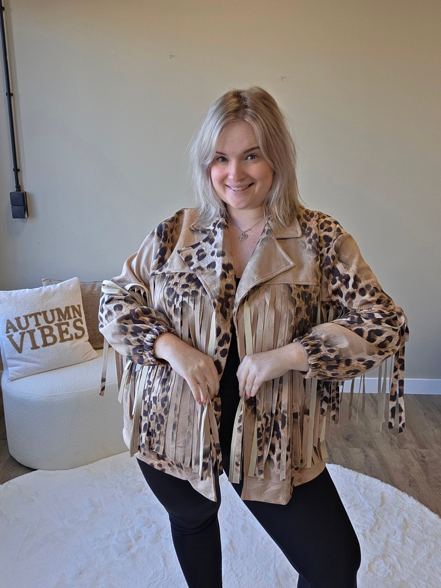 Suede Panter Jackets (In 2 kleuren)