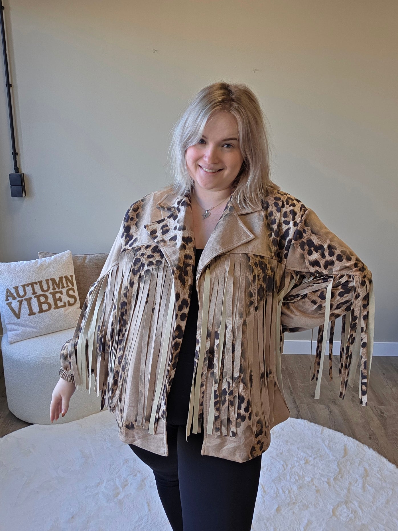 Suede Panter Jackets (In 2 kleuren)