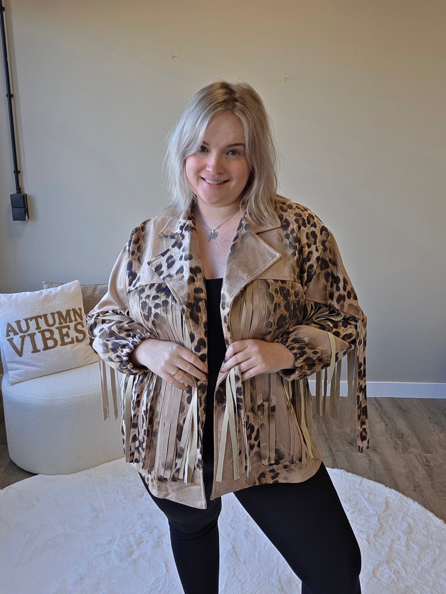 Suede Panter Jackets (In 2 kleuren)