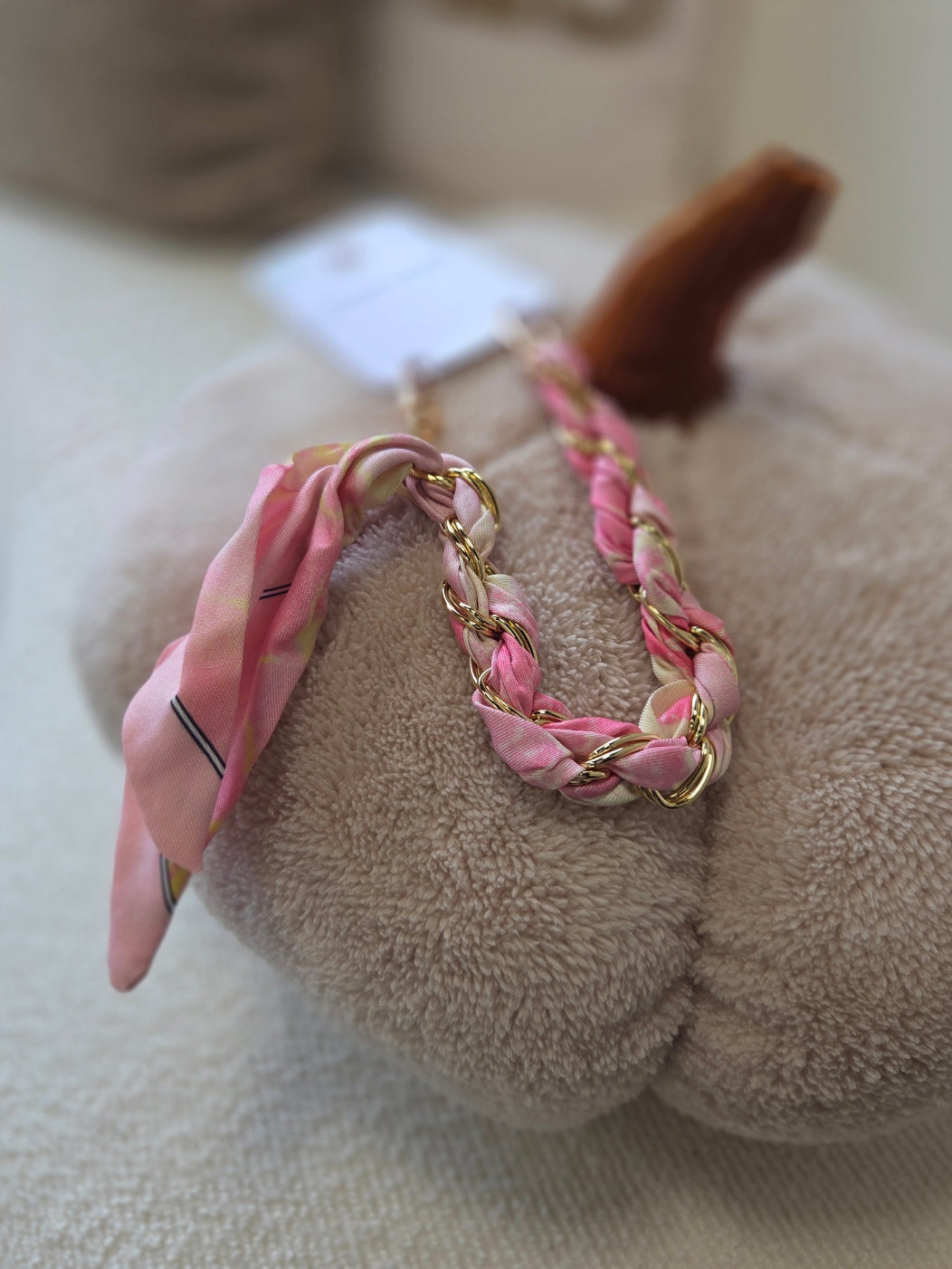 Phone Chain Skarf Pink