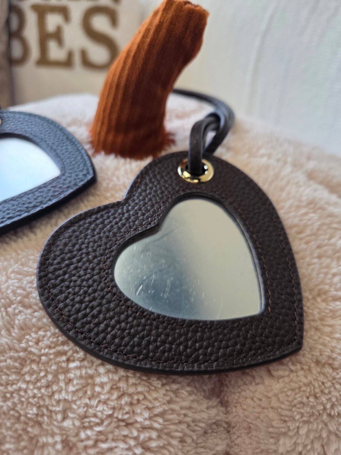 Bag Charm Mirror Heart (In 2 kleuren)