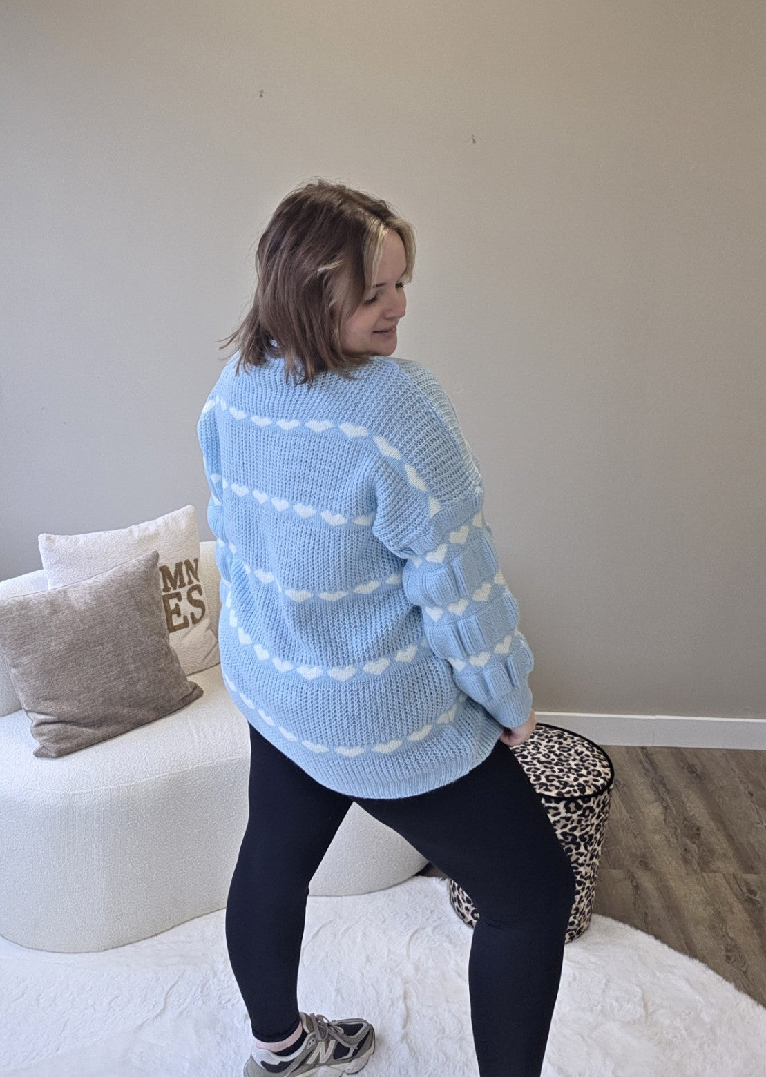 Hartjes Bubble Knit (In 2 kleuren)
