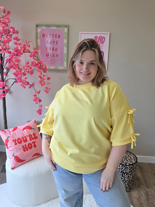 T-Shirts met strik (In 3 kleuren)