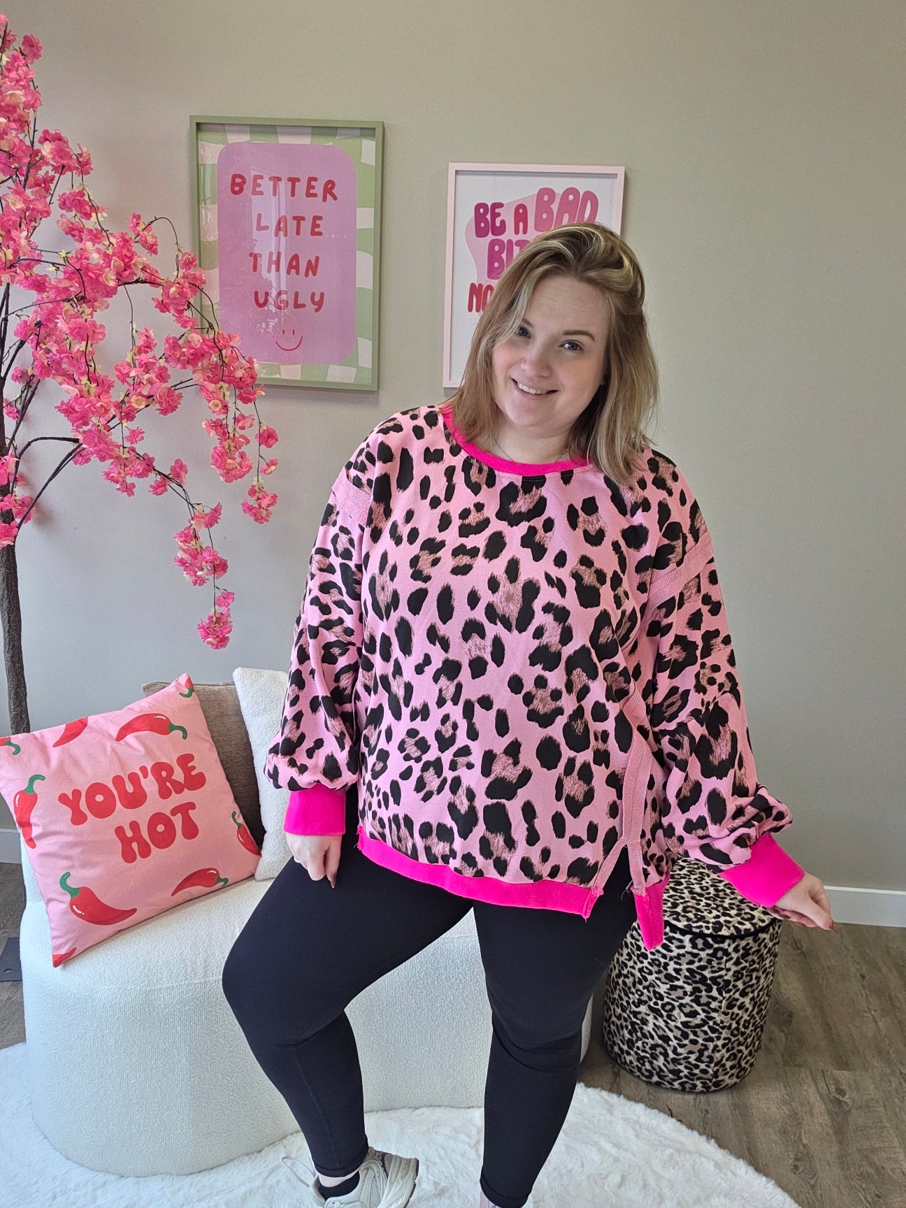 Katoenen Panter Sweaters (In 2 kleuren)