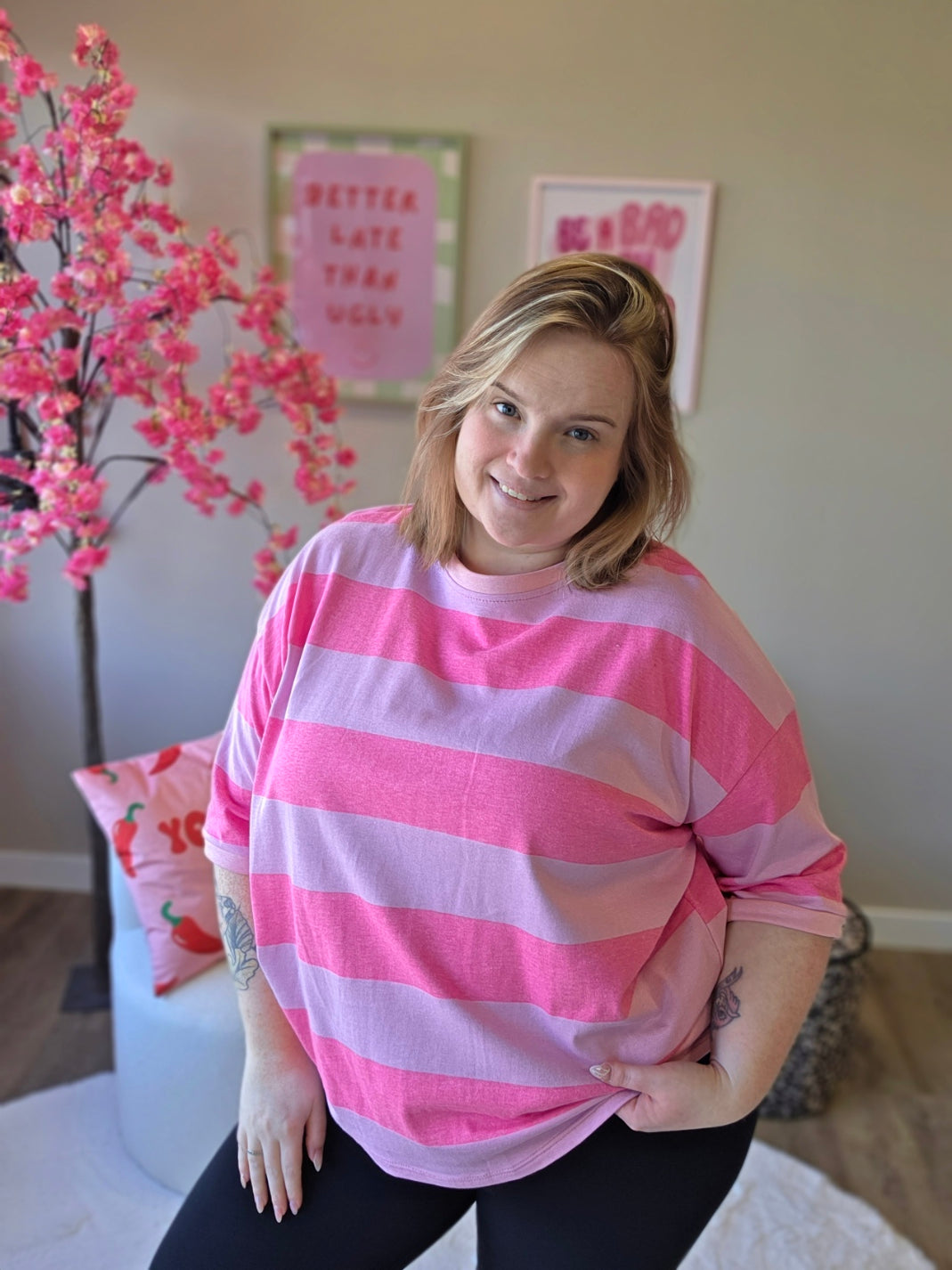 Striped Tee's MOOIJ (In 4 kleuren)