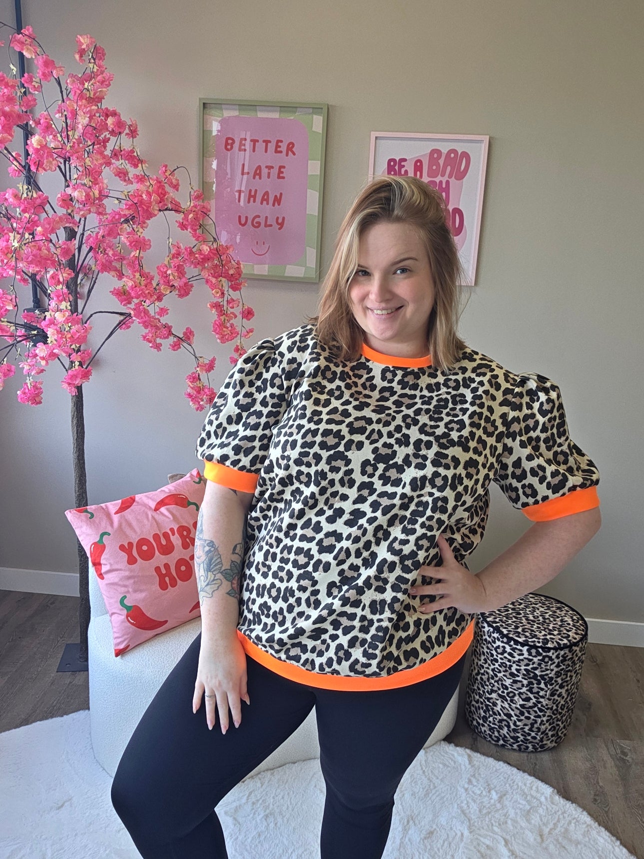 Panter Neon Tee's (In 3 kleuren)