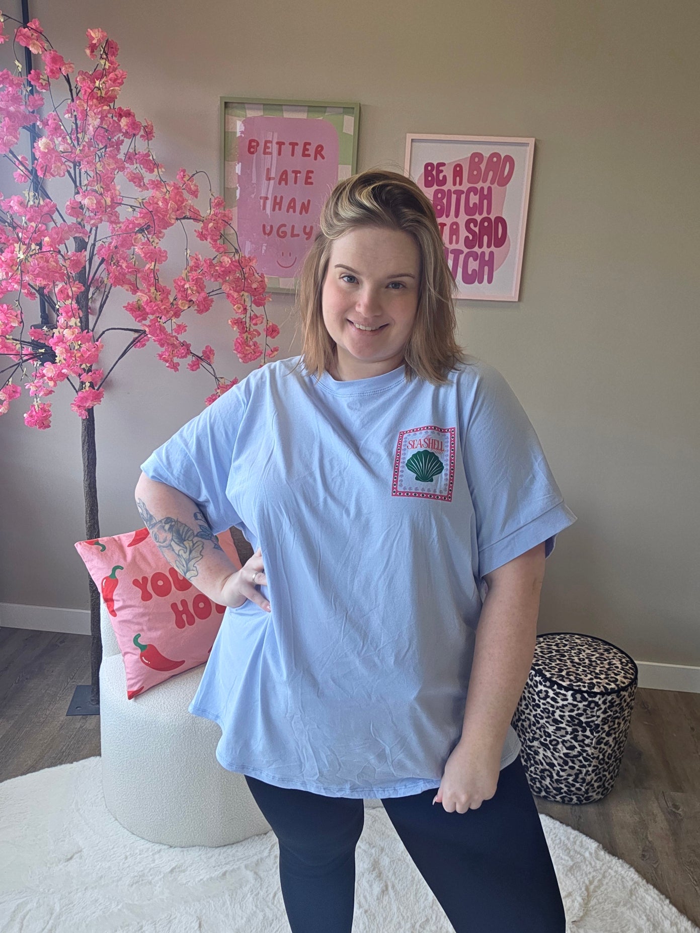 The Seashell Club Tee's (In 6 kleuren)