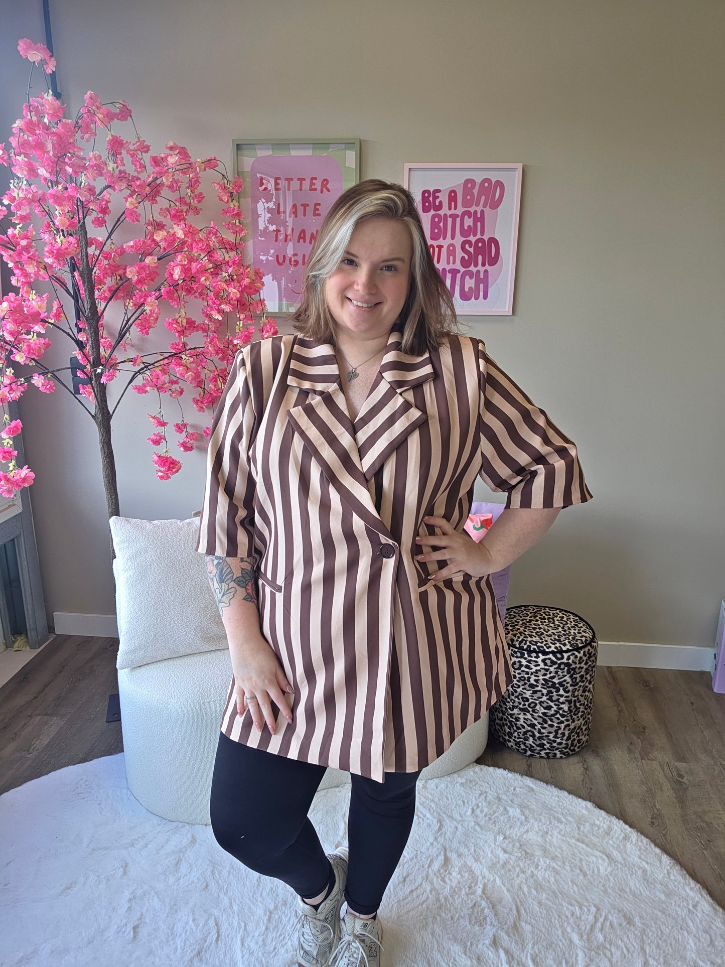 Nikki Stripe Blazer (In 2 kleuren)