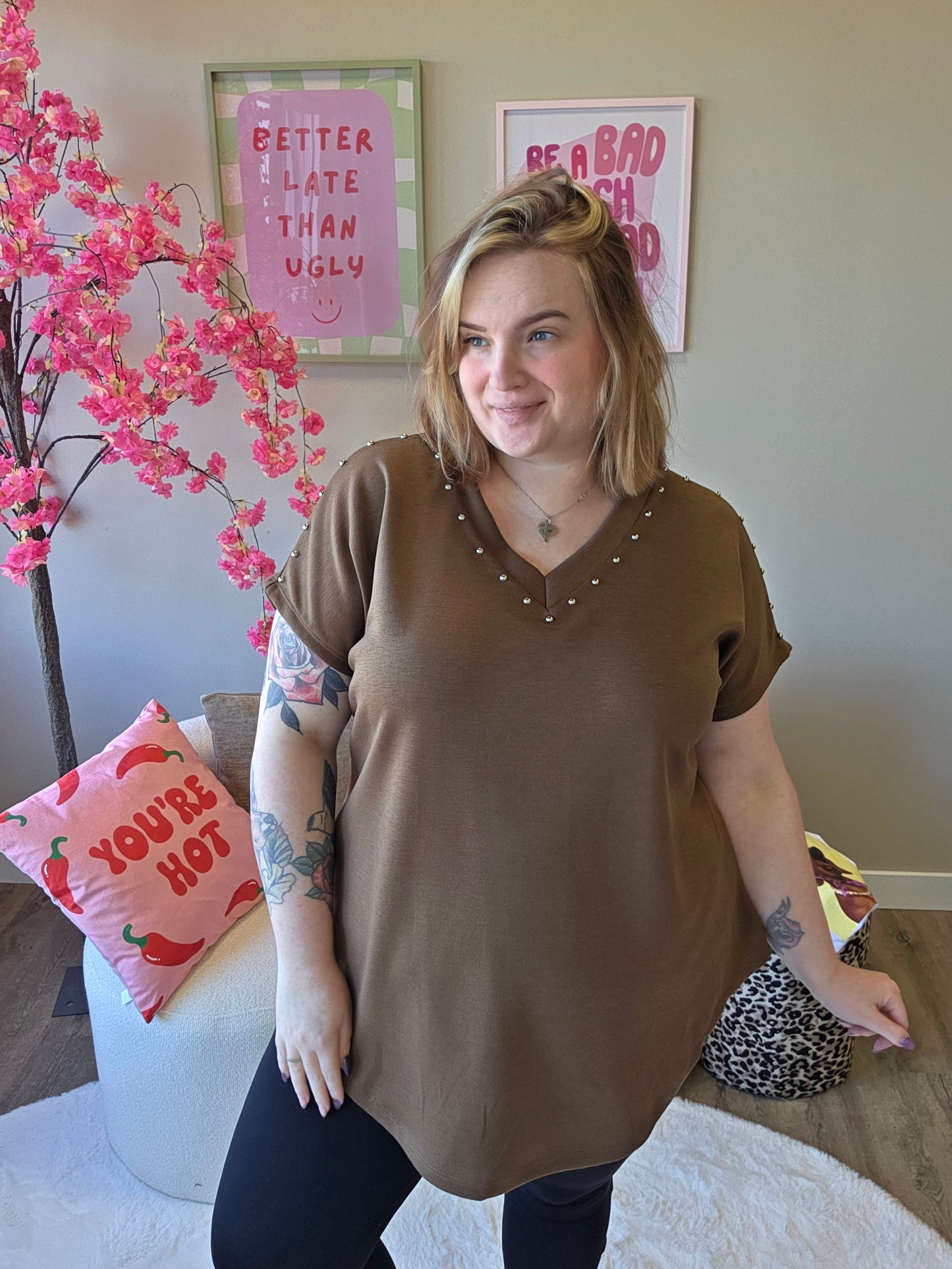 Stud Tee's (In 3 kleuren)