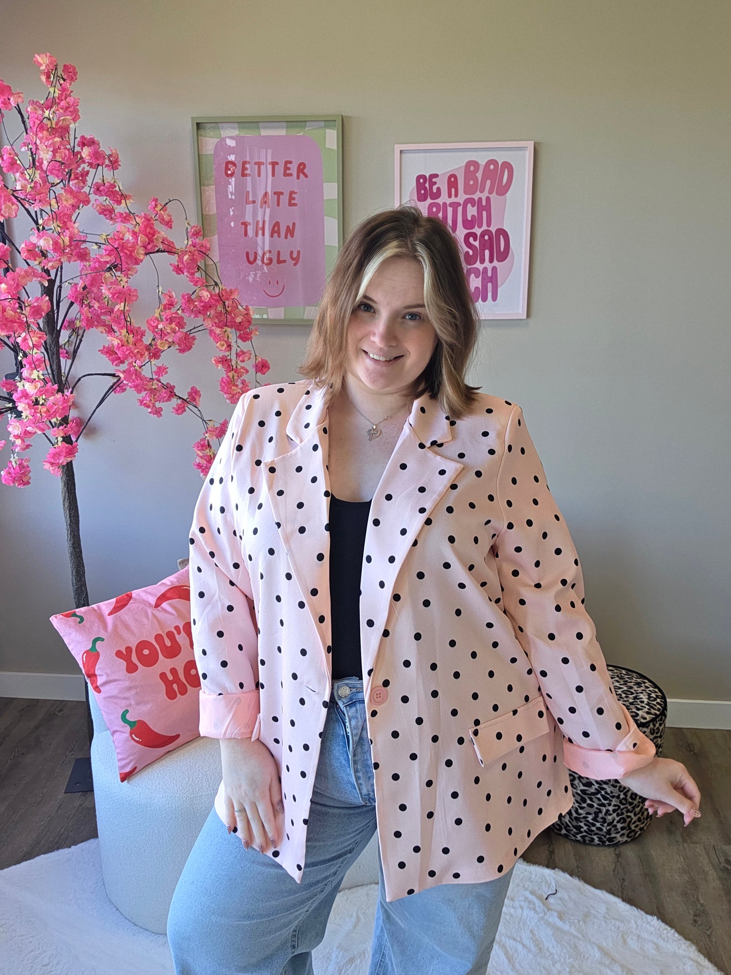 Dot Blazer (In 3 kleuren)