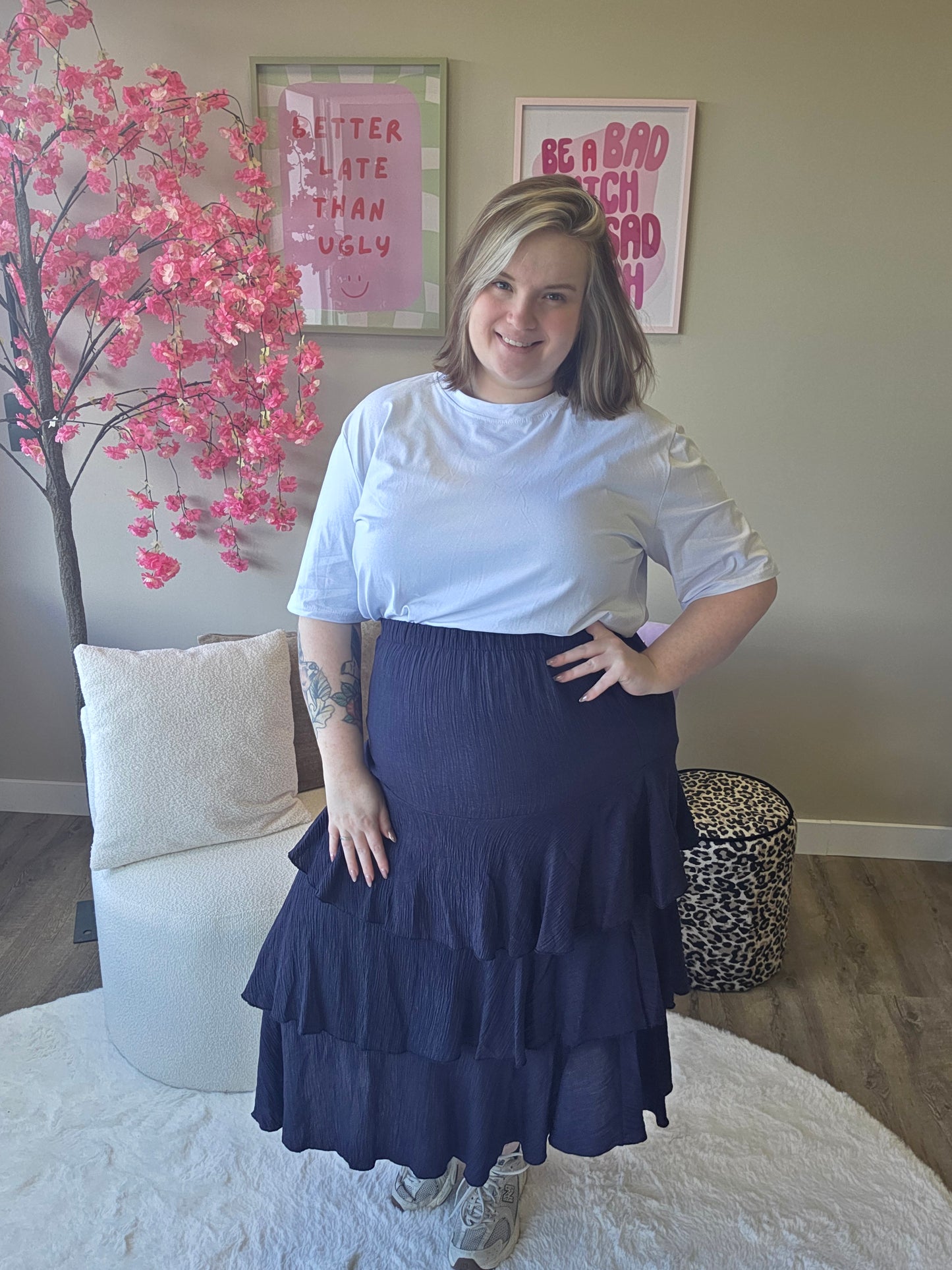 Shimmer Rok (In 4 kleuren)