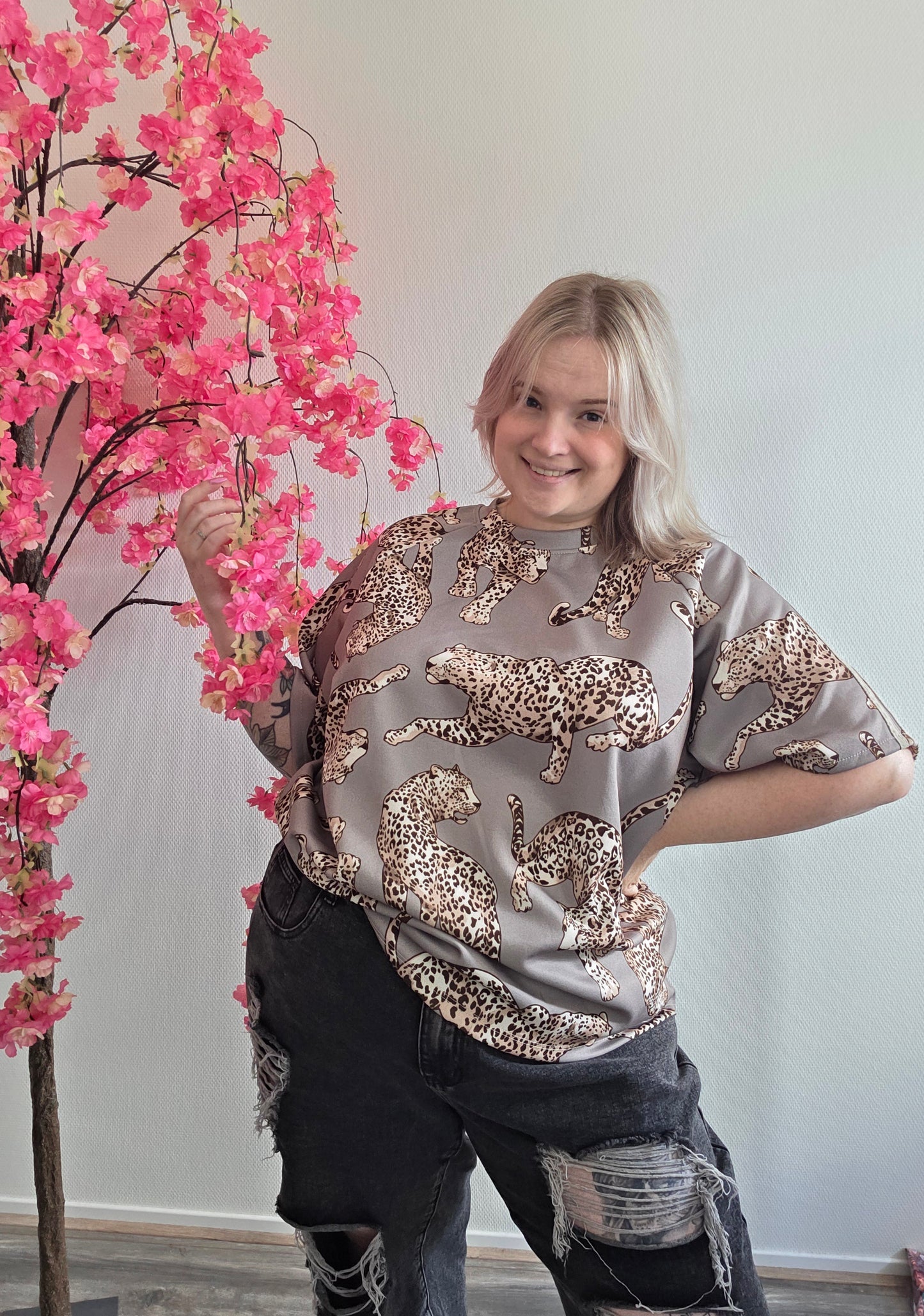 Leopard Tee (In 3 kleuren)