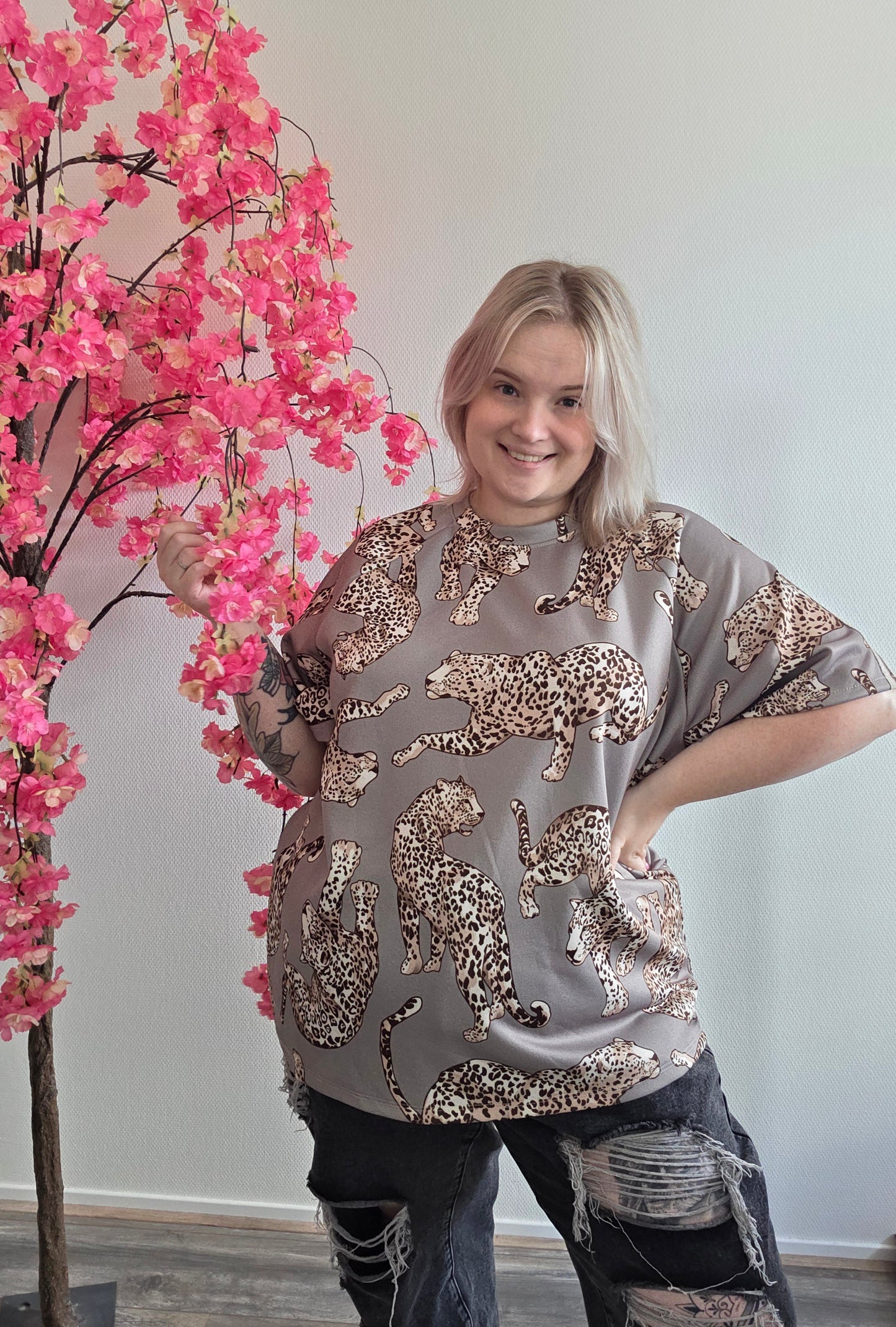 Leopard Tee (In 3 kleuren)