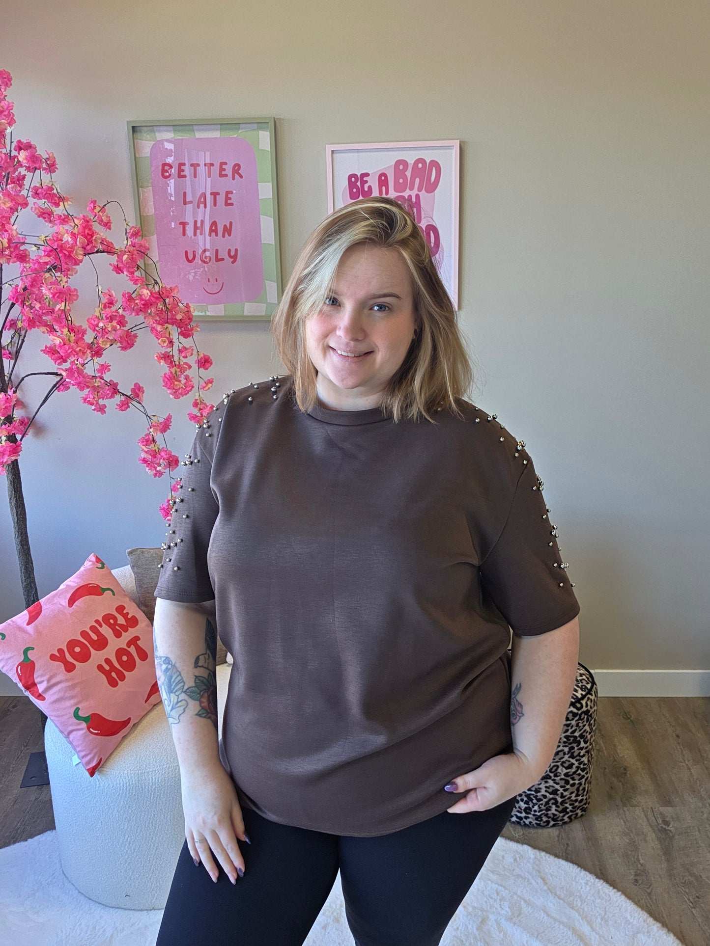Bolletjes T-Shirt (In 3 kleuren)