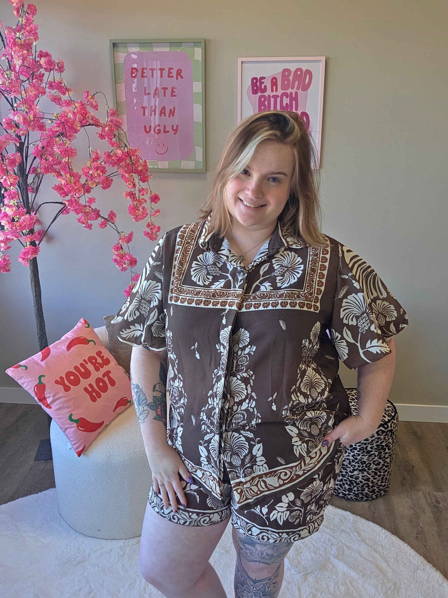 Linnen Look Sets (in 4 kleuren)