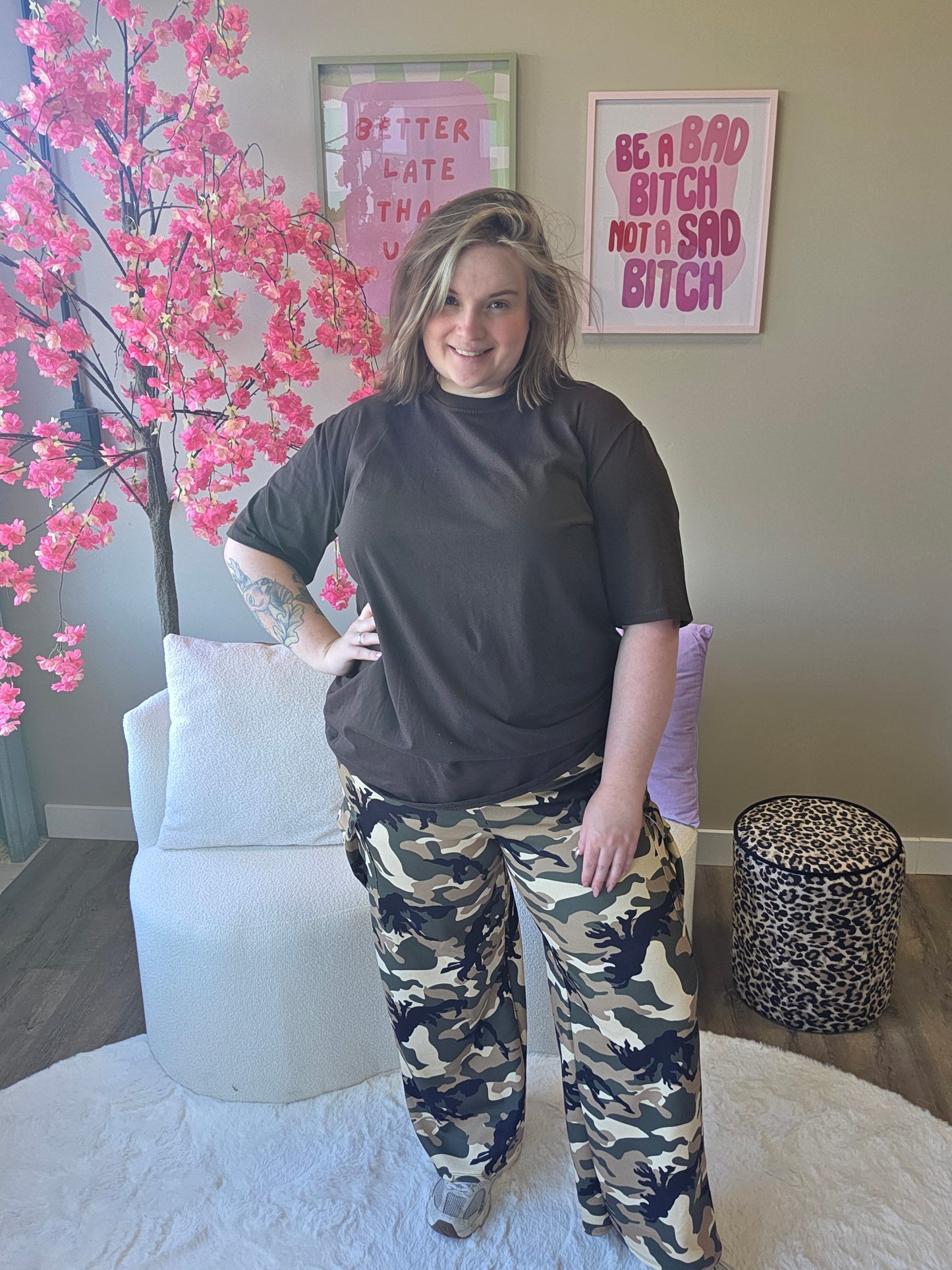 Cargo camo broek