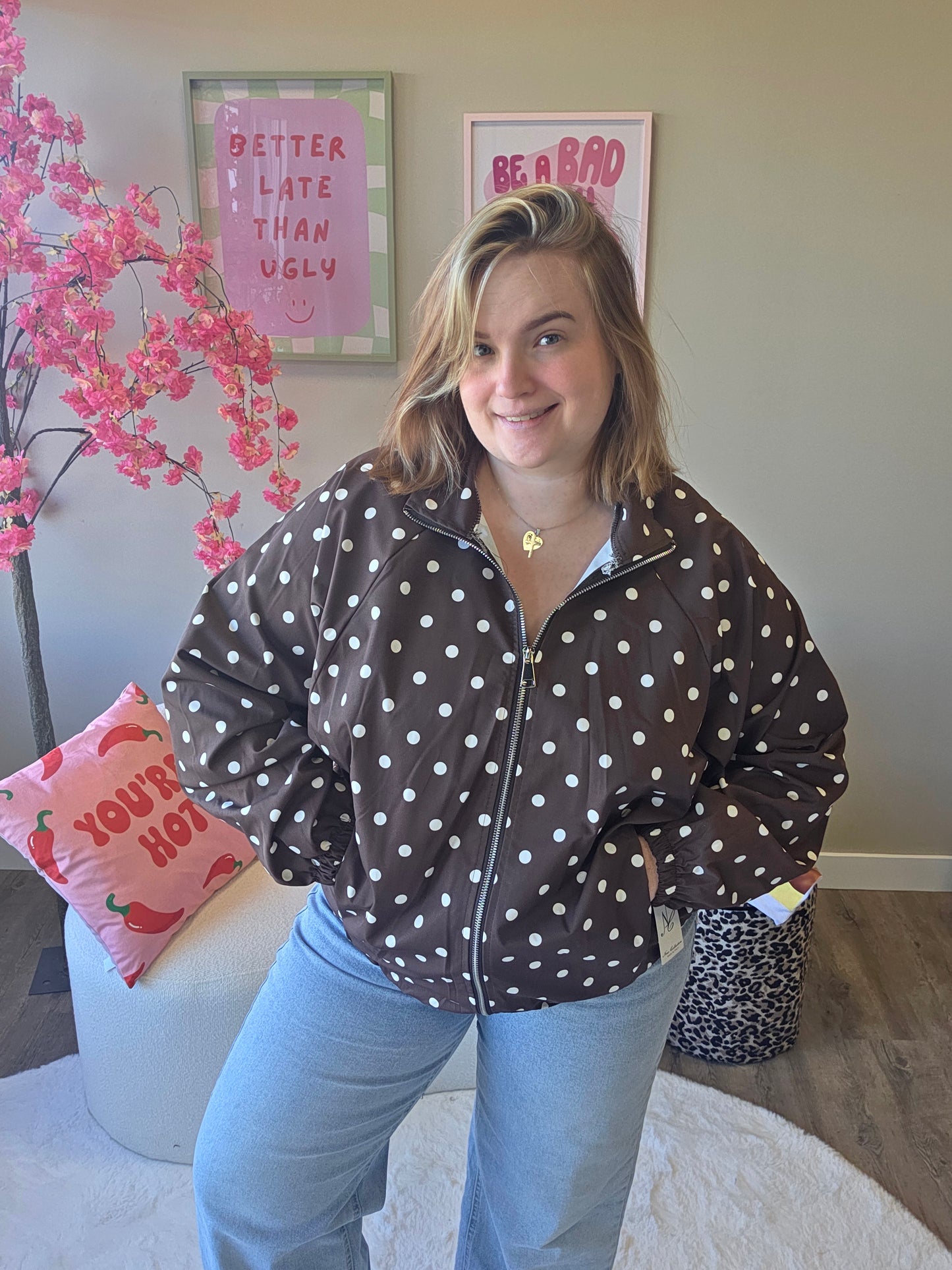 Dot Jackets (in 4 kleuren)