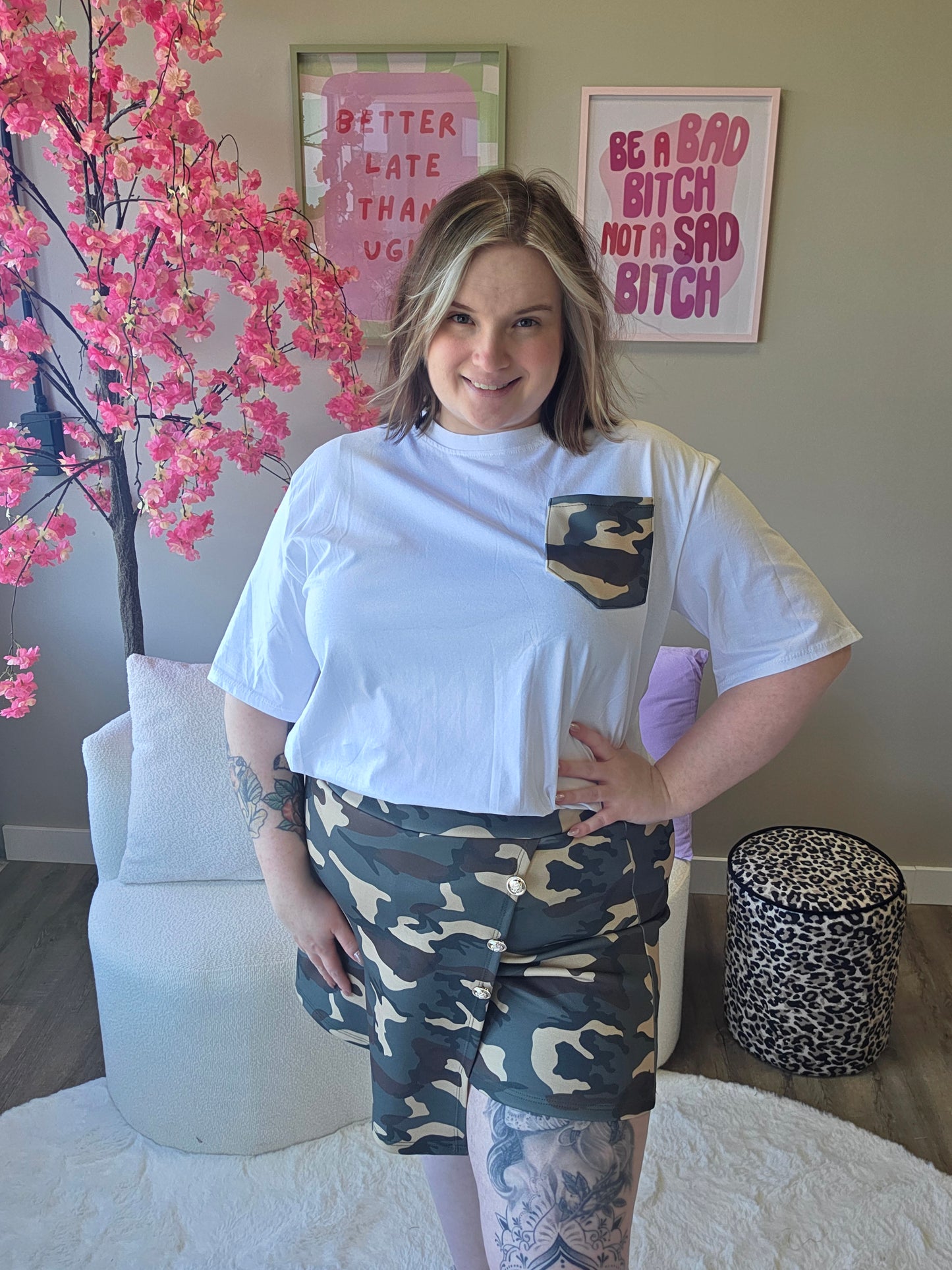 Camo Skort Set