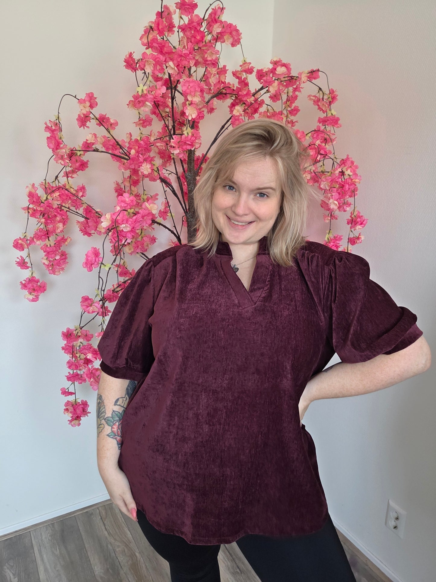 Velour Top (5 Kleuren)