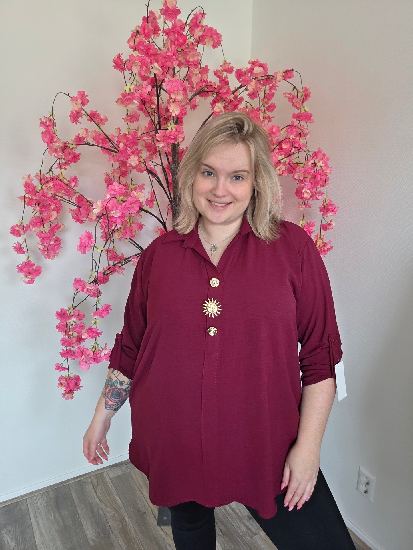 Zon Speld Blouse (in 3 Kleuren)