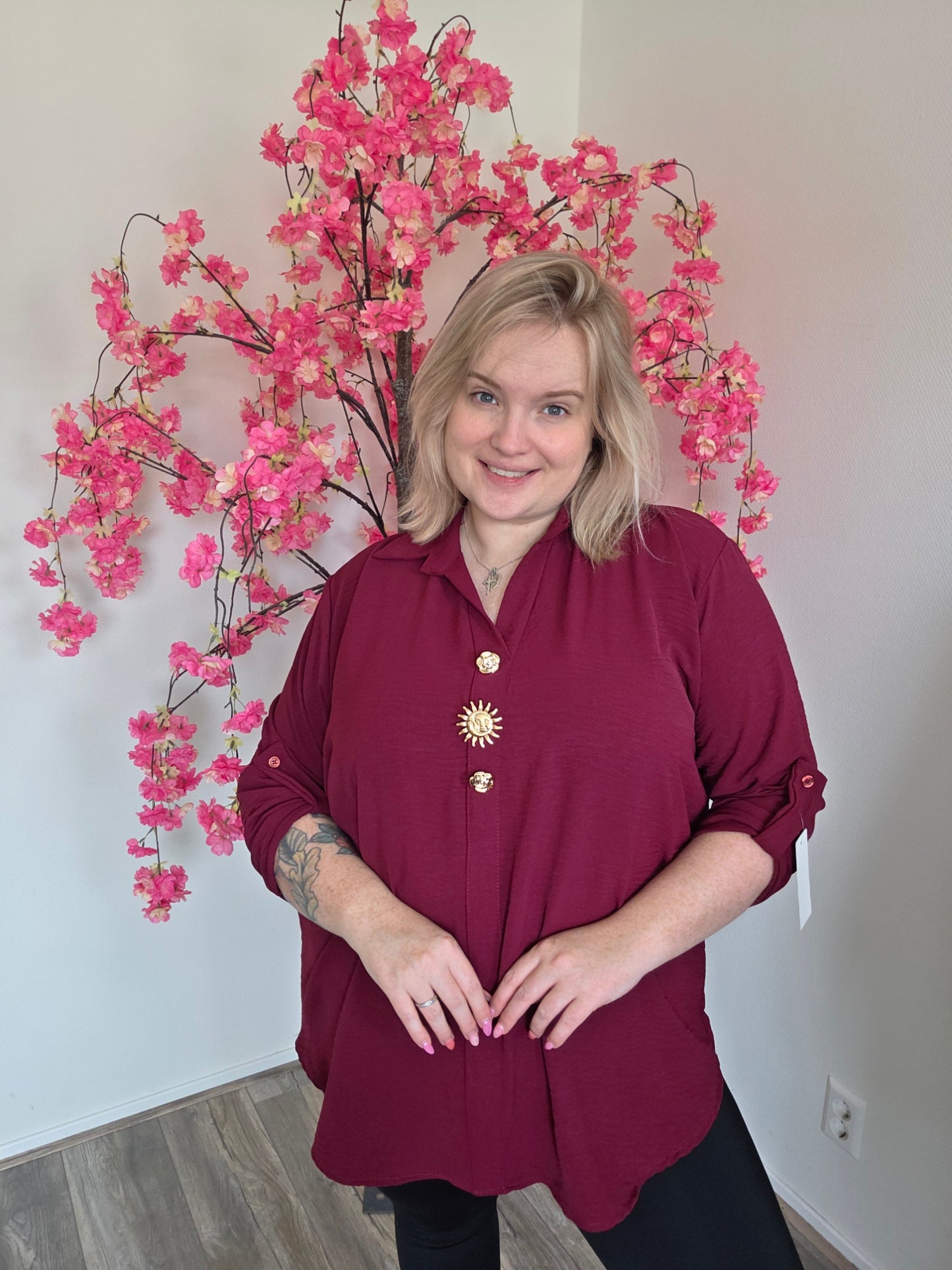 Zon Speld Blouse (in 3 Kleuren)