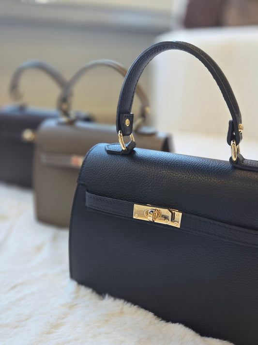 Helen Leather Bag Black