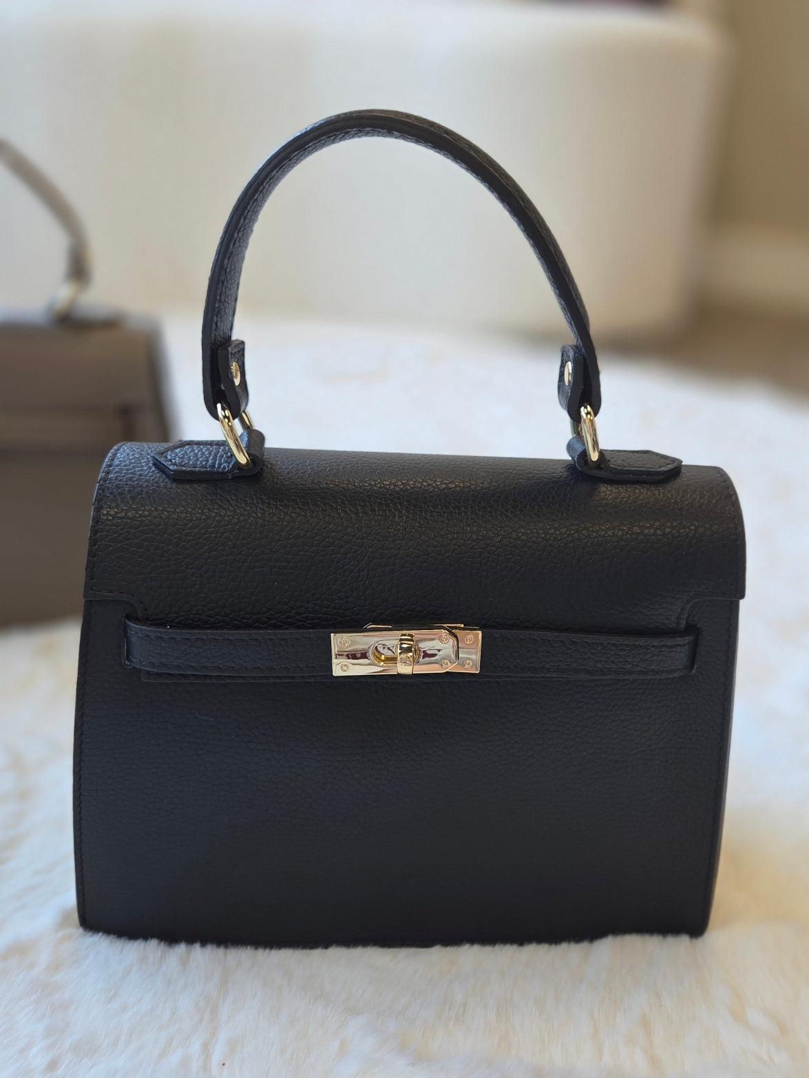 Helen Leather Bag Black