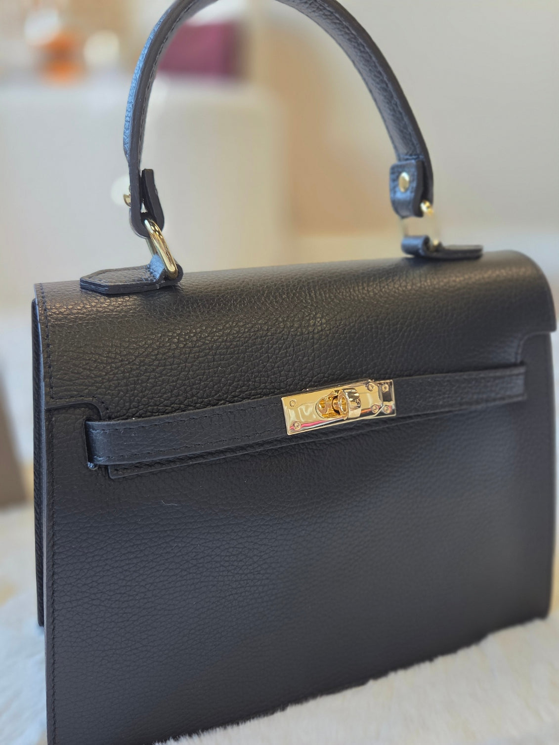 Helen Leather Bag Black