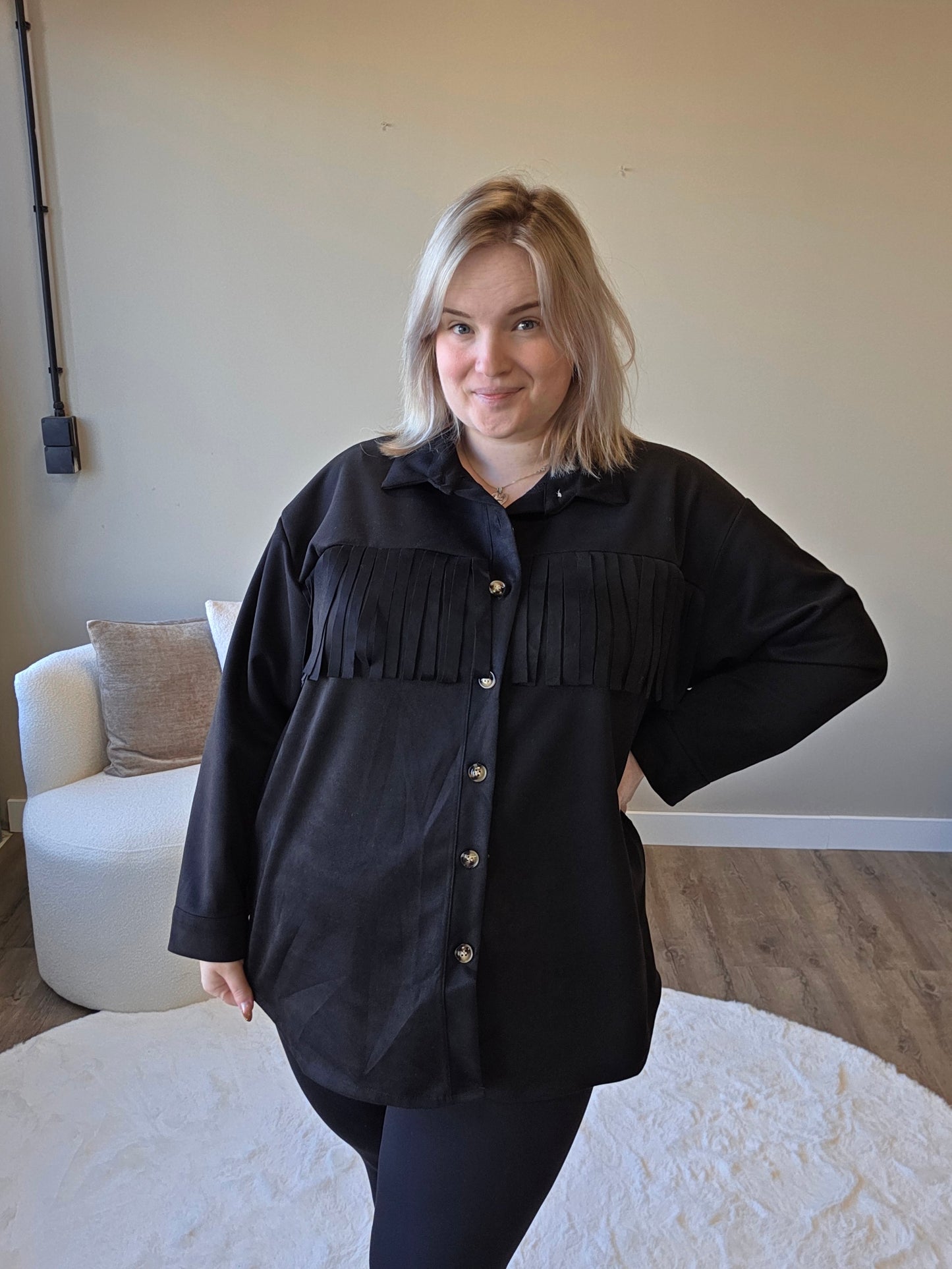 Suede Franje Blouse (In 4 kleuren)