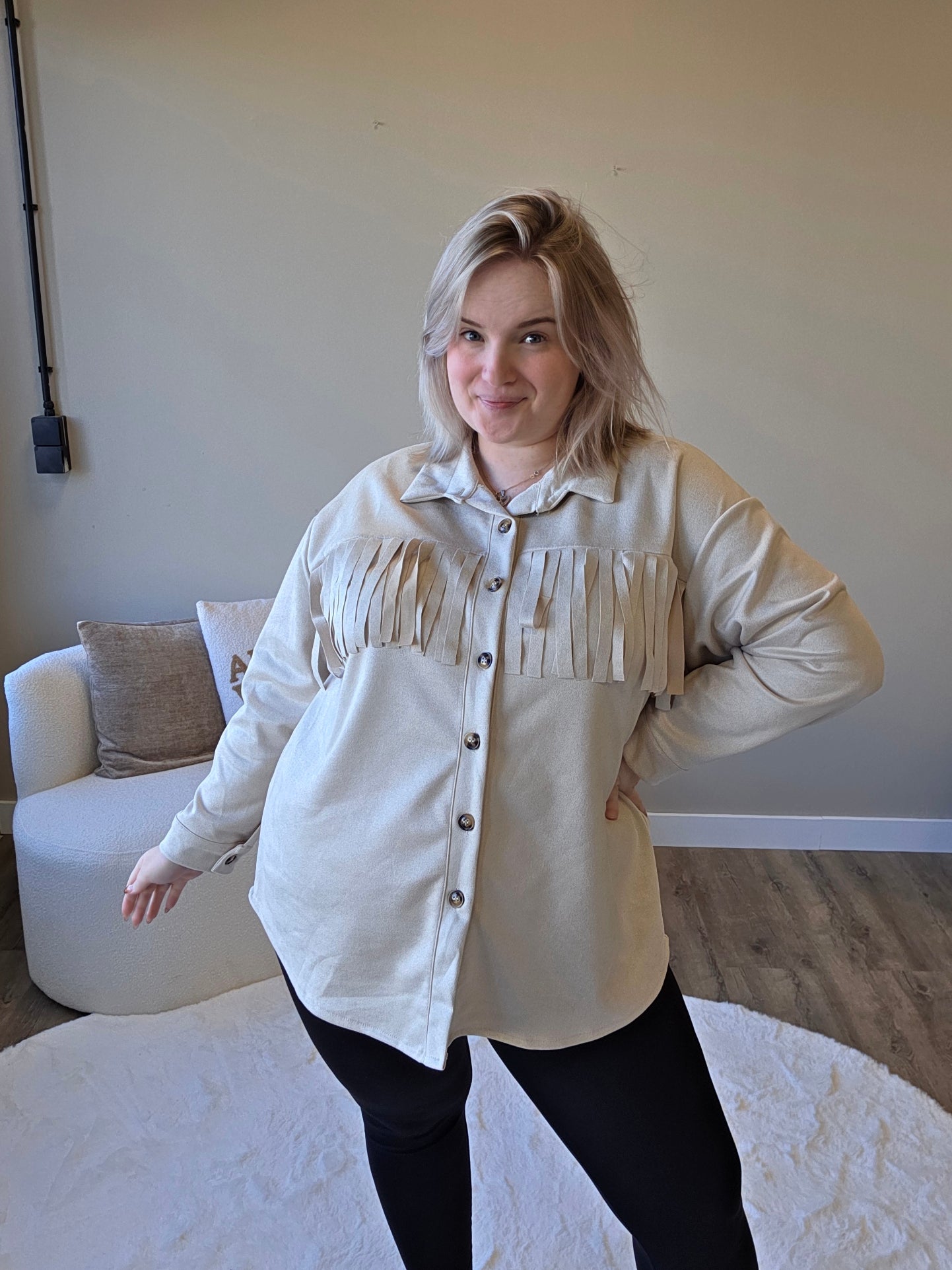 Suede Franje Blouse (In 4 kleuren)