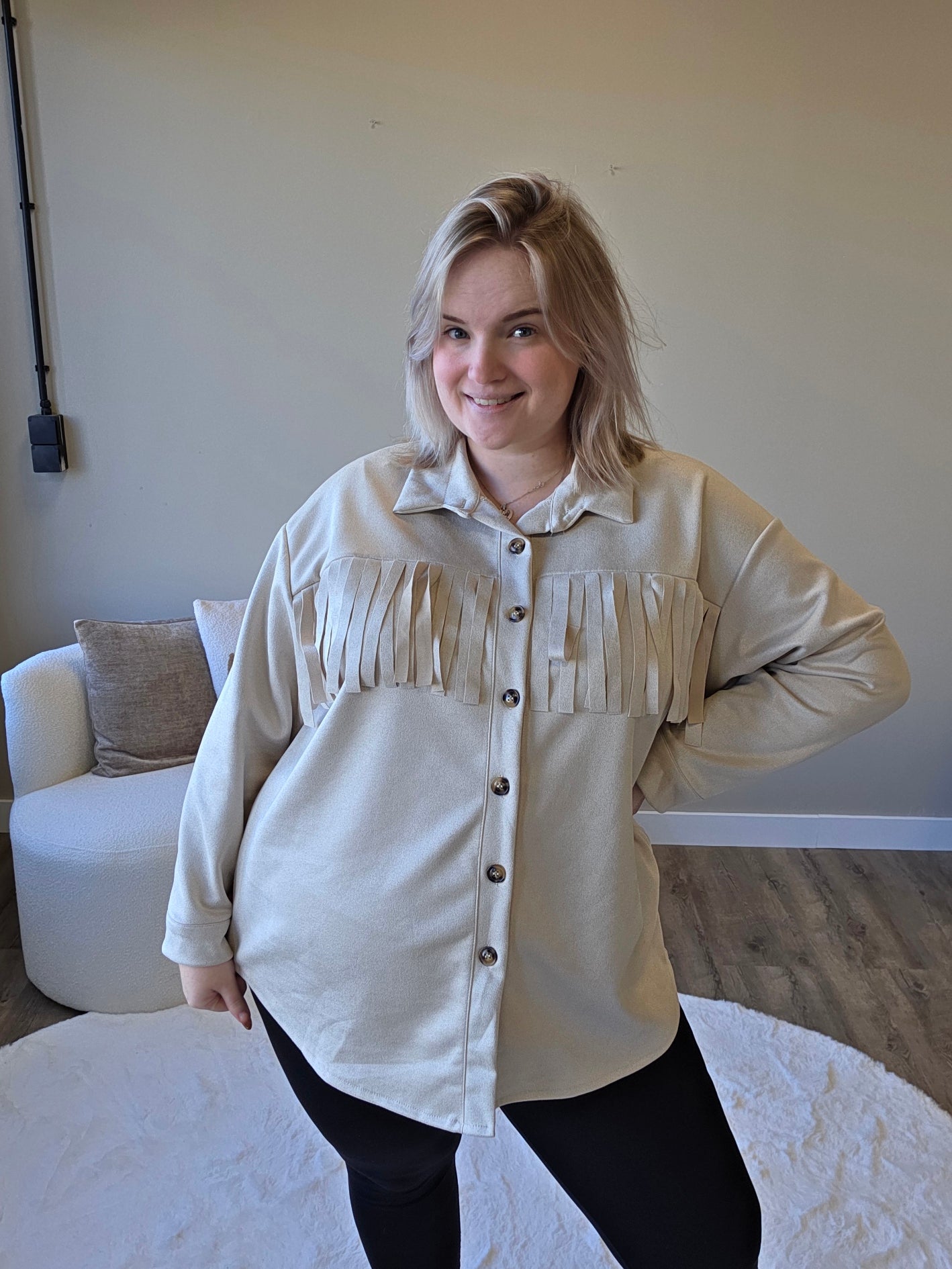 Suede Franje Blouse (In 4 kleuren)
