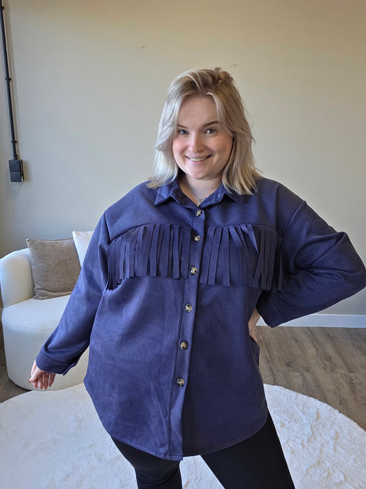 Suede Franje Blouse (In 4 kleuren)