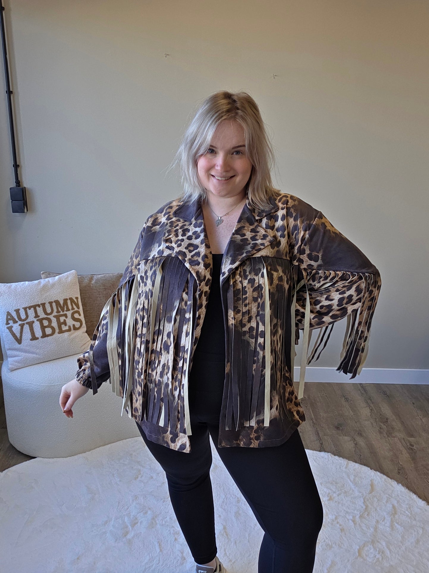Suede Panter Jackets (In 2 kleuren)