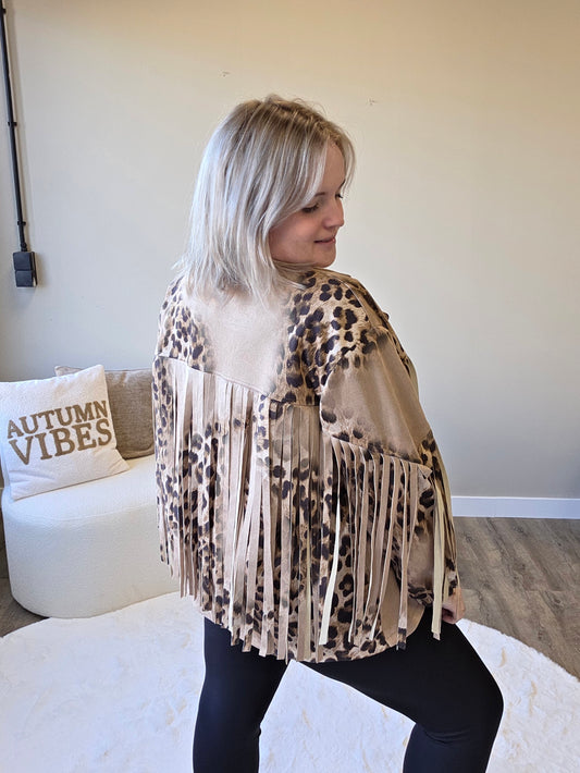 Suede Panter Jackets (In 2 kleuren)