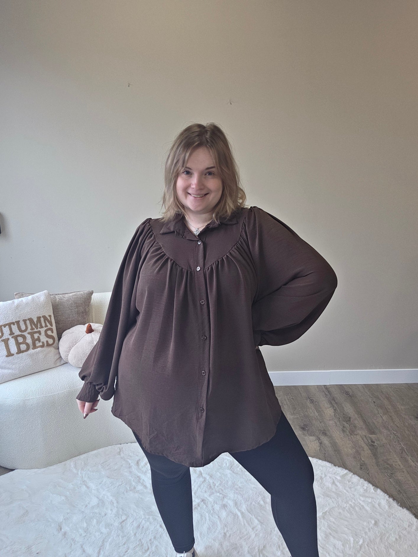 Mindy blouse Lange Mouw (In 6 kleuren)