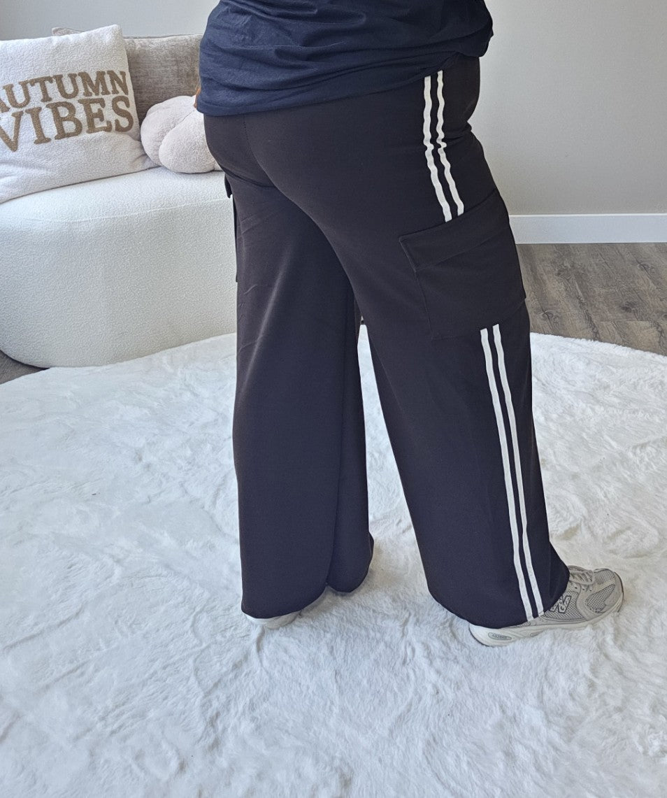 Cargo Stripe Pants (In 5 kleuren)