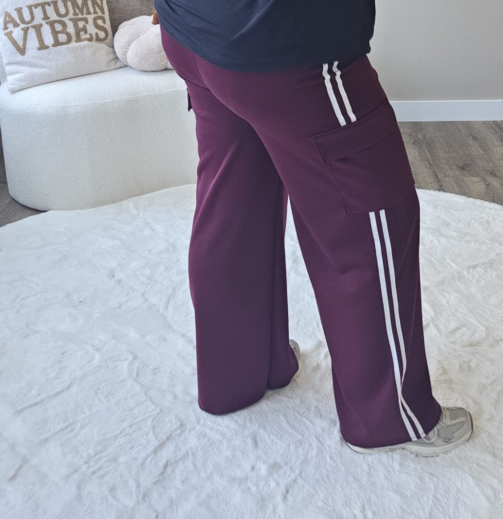 Cargo Stripe Pants (In 5 kleuren)