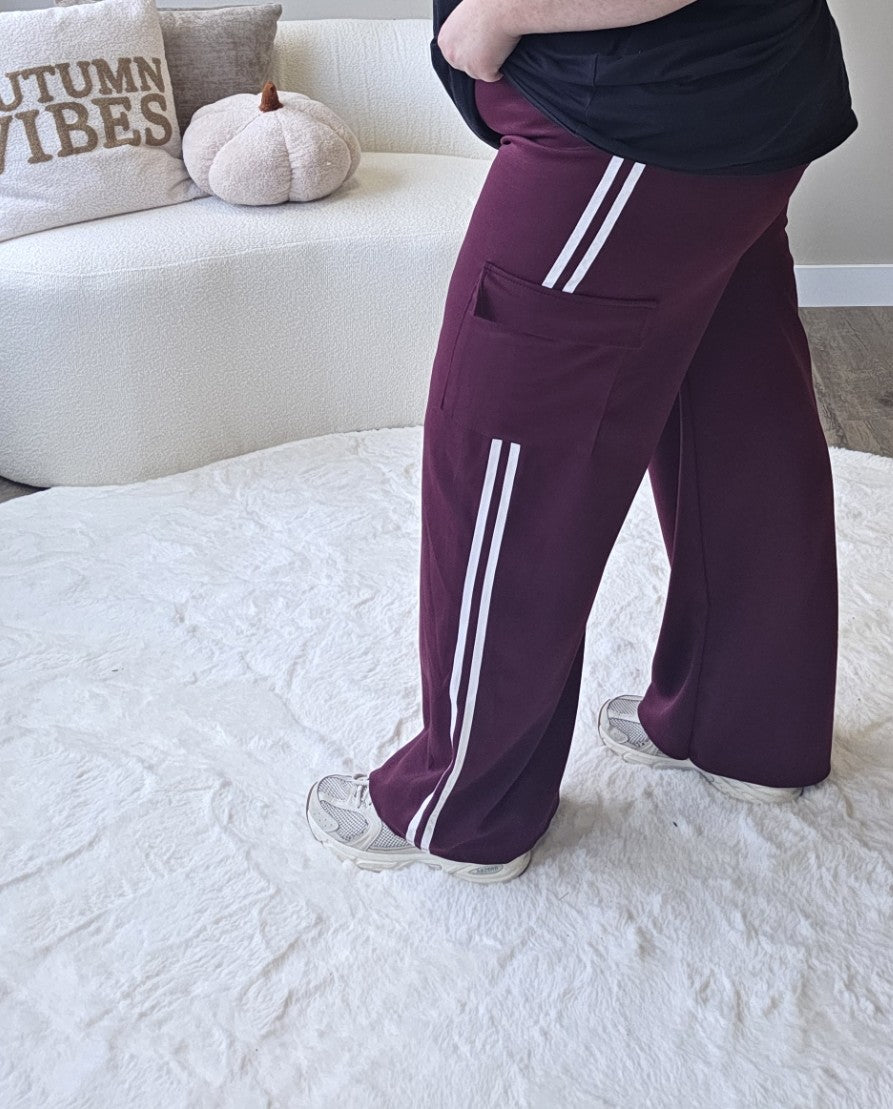 Cargo Stripe Pants (In 5 kleuren)