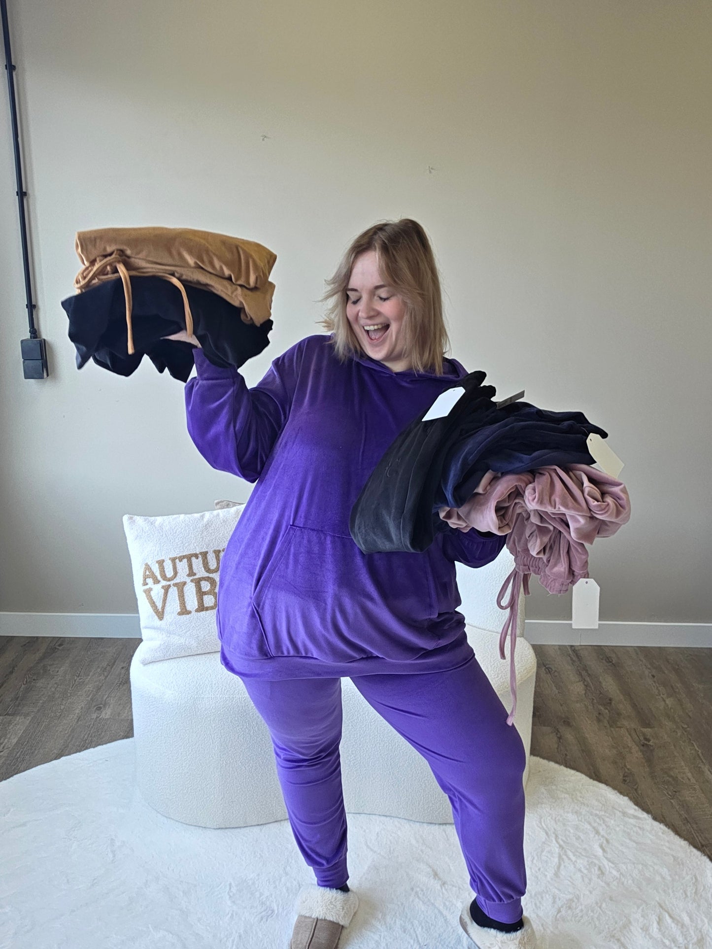 NC Loungewear Velvet Pak Cosmic Purple