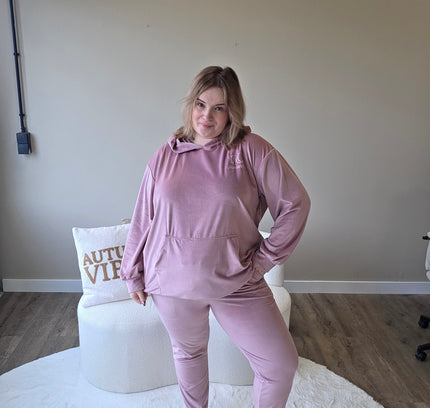 NC Loungewear Velvet Pak Blush Pink