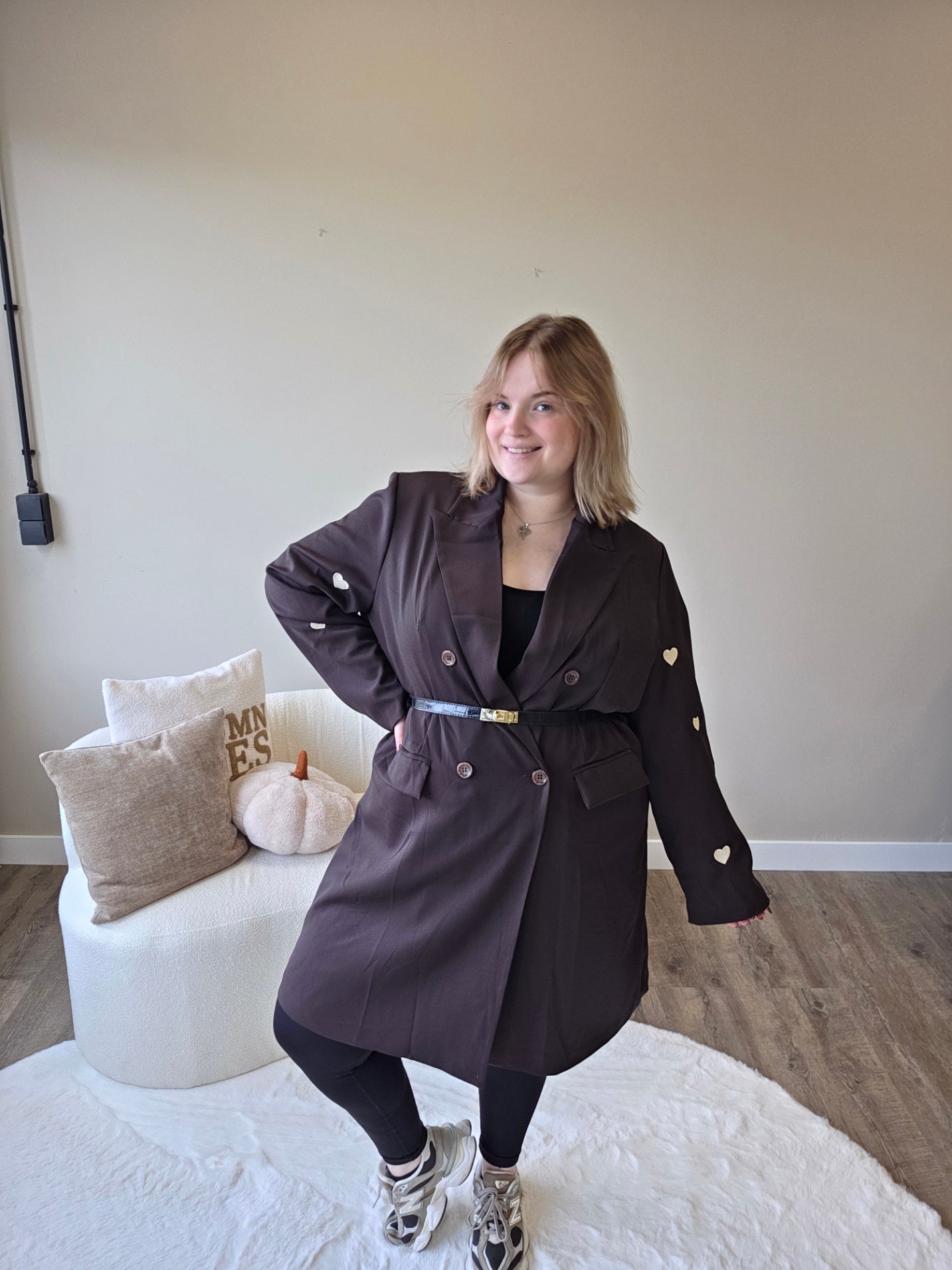 Hartjes Blazer Dress (In 3 kleuren)