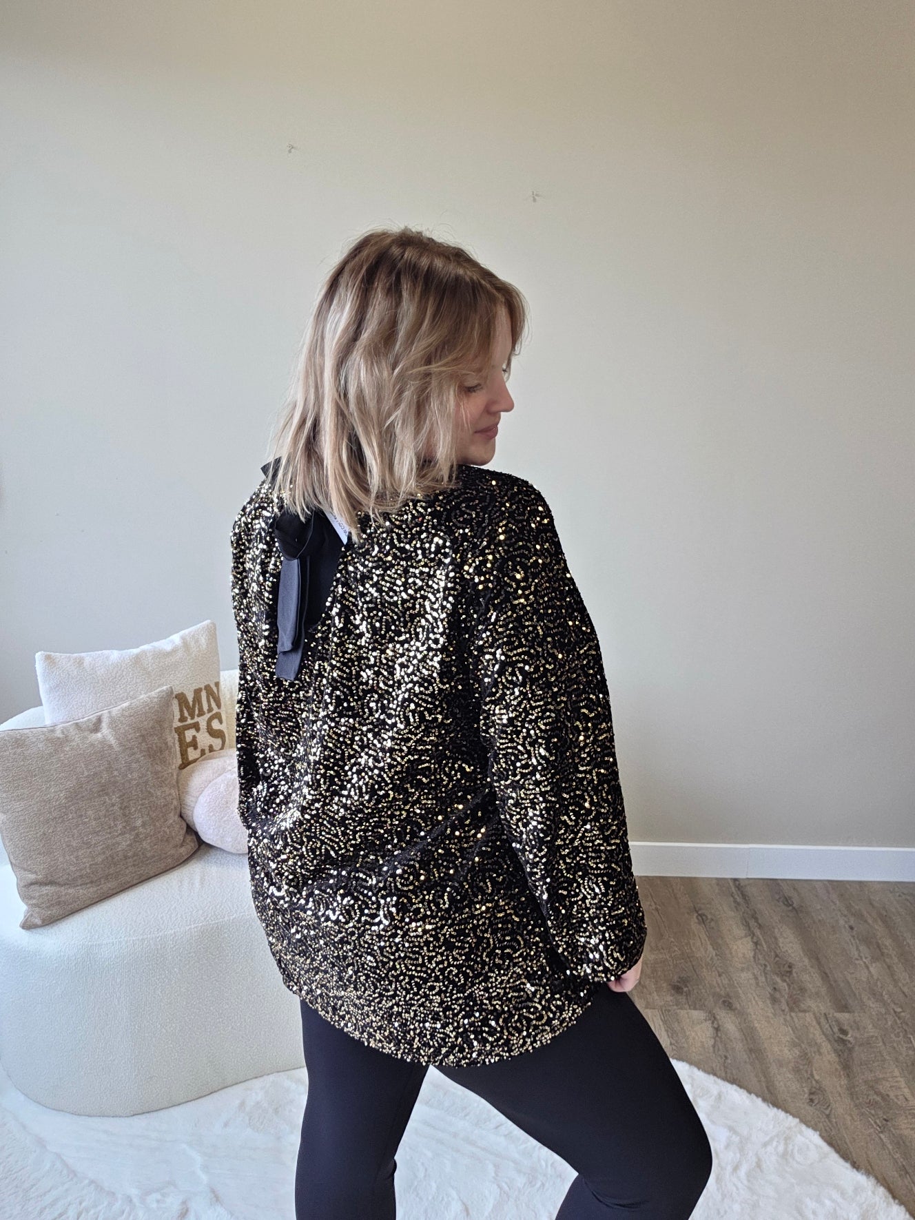 Pailletten Top (in 3 kleuren)