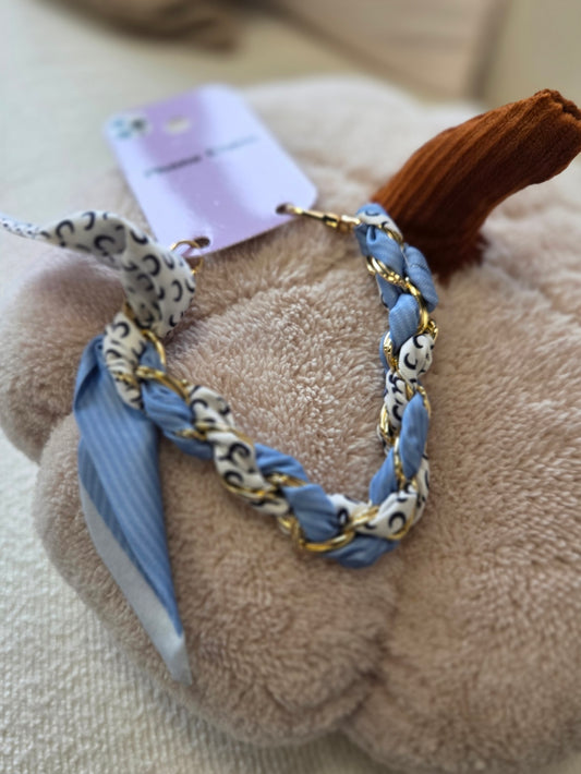 Phone Chain Skarf Blue